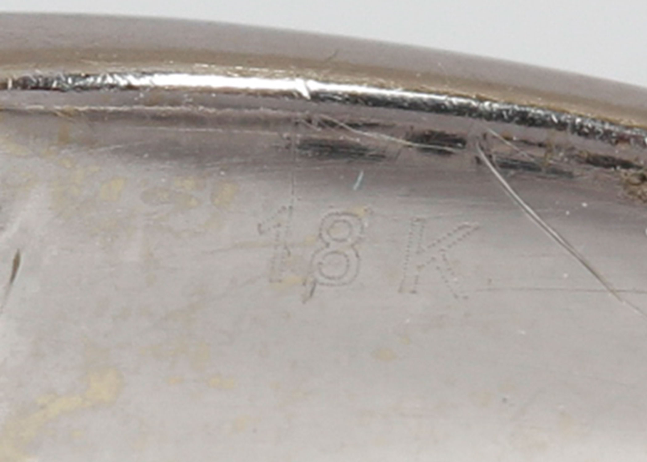 18K White Gold and Diamond Engagement Ring