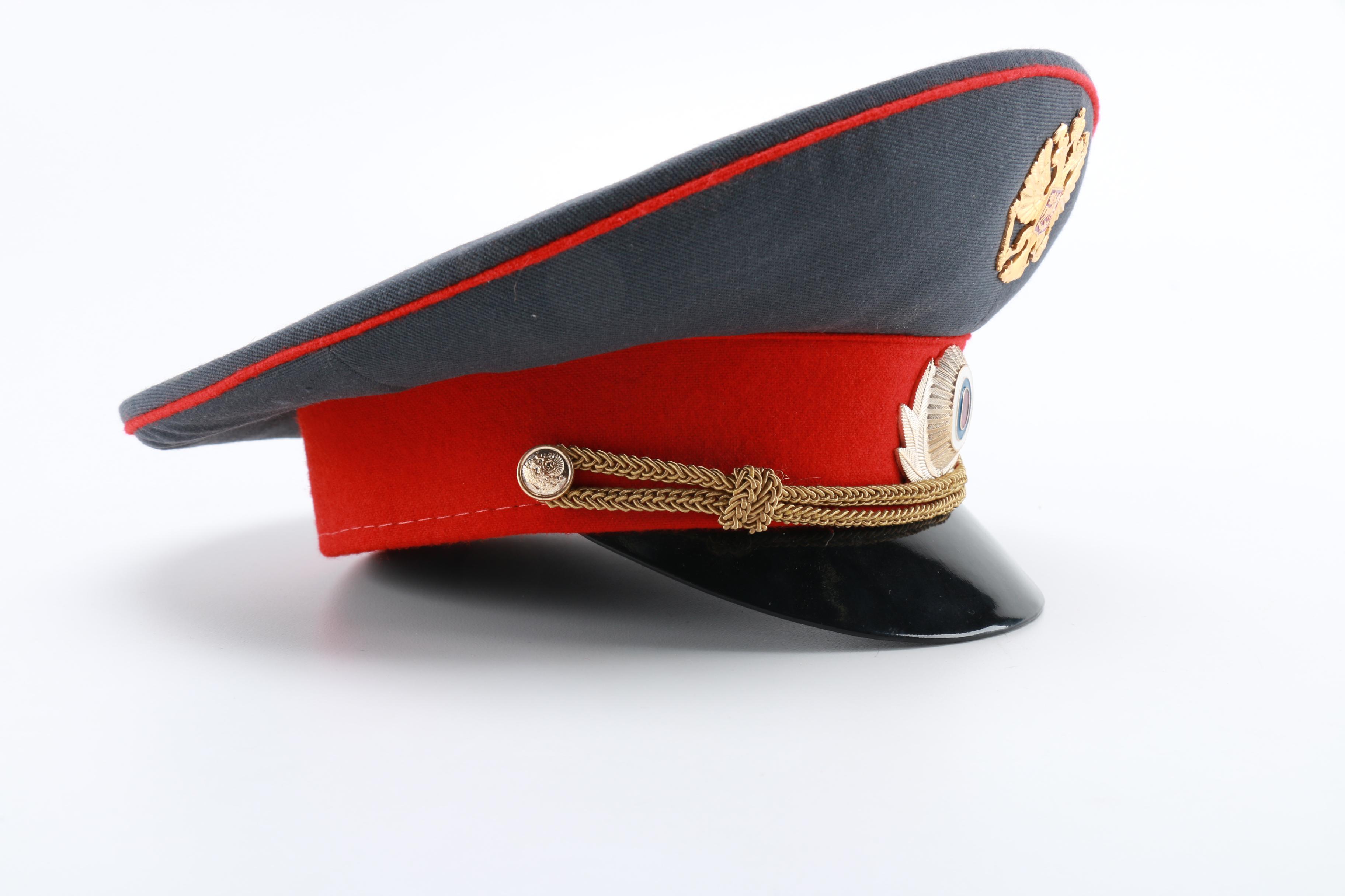 East German Officer and Russian Police Hats