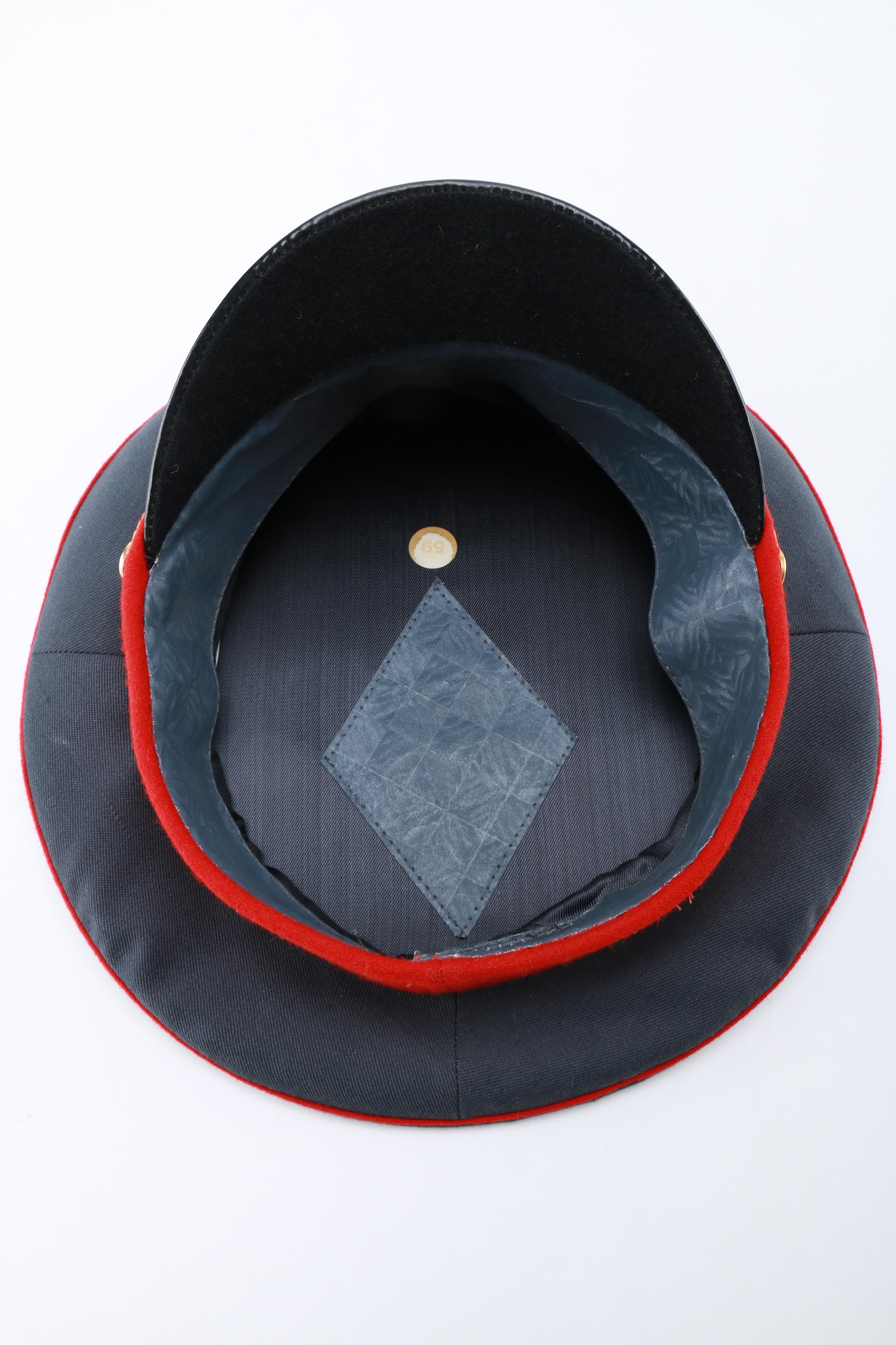 East German Officer and Russian Police Hats