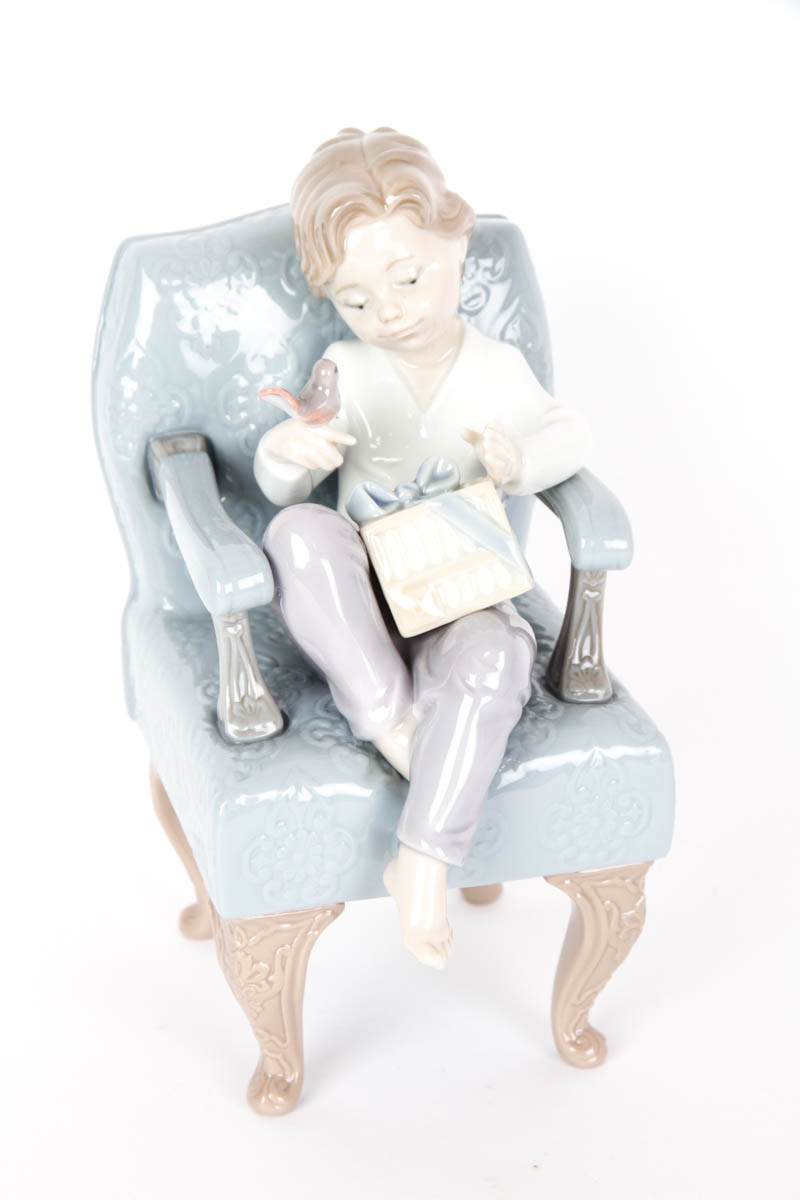 Lladró "An Unexpected Gift" Porcelain Figurine