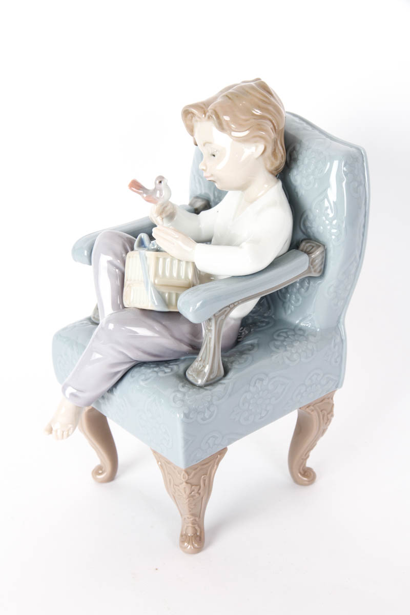 Lladró "An Unexpected Gift" Porcelain Figurine