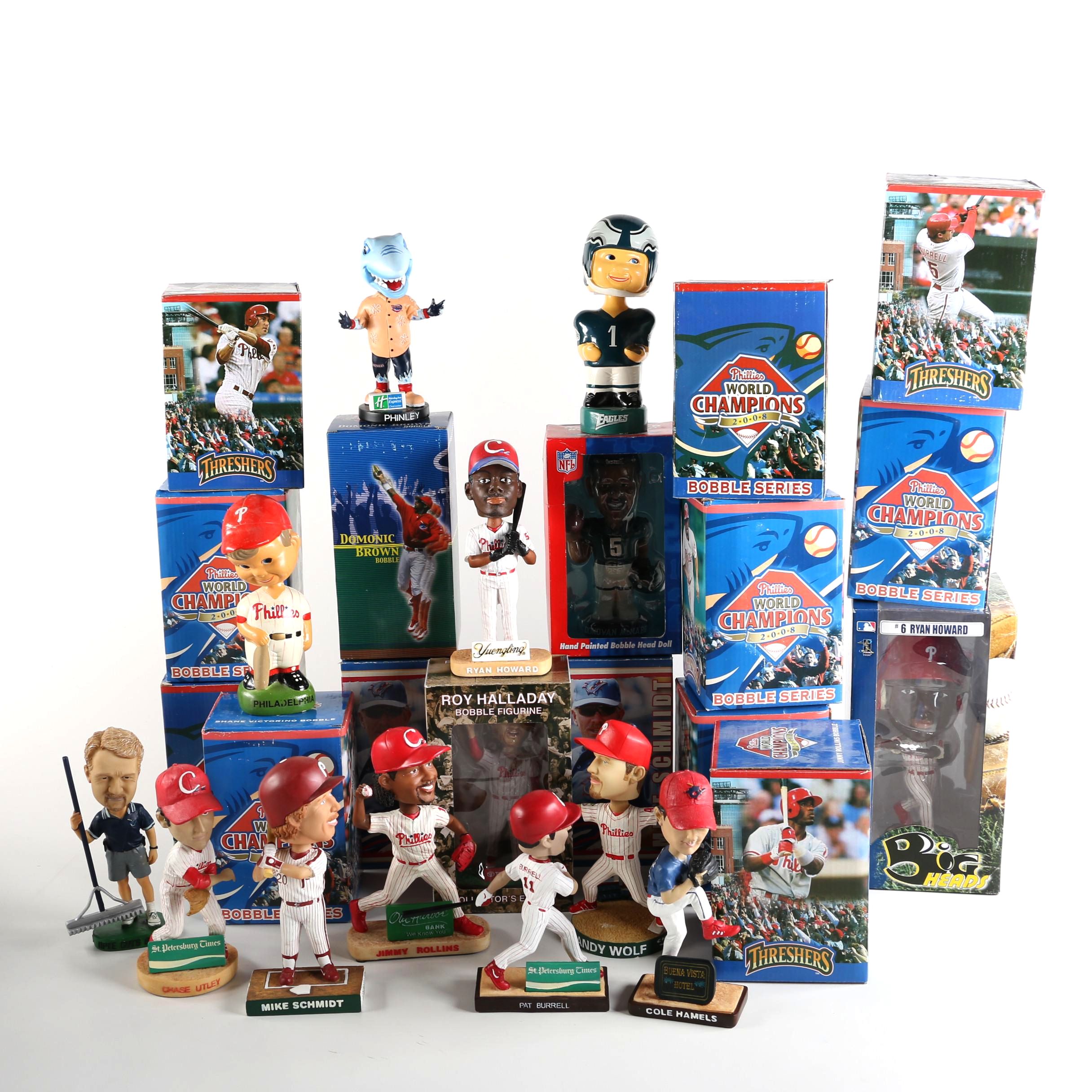 Baseball and Football Bobble Heads