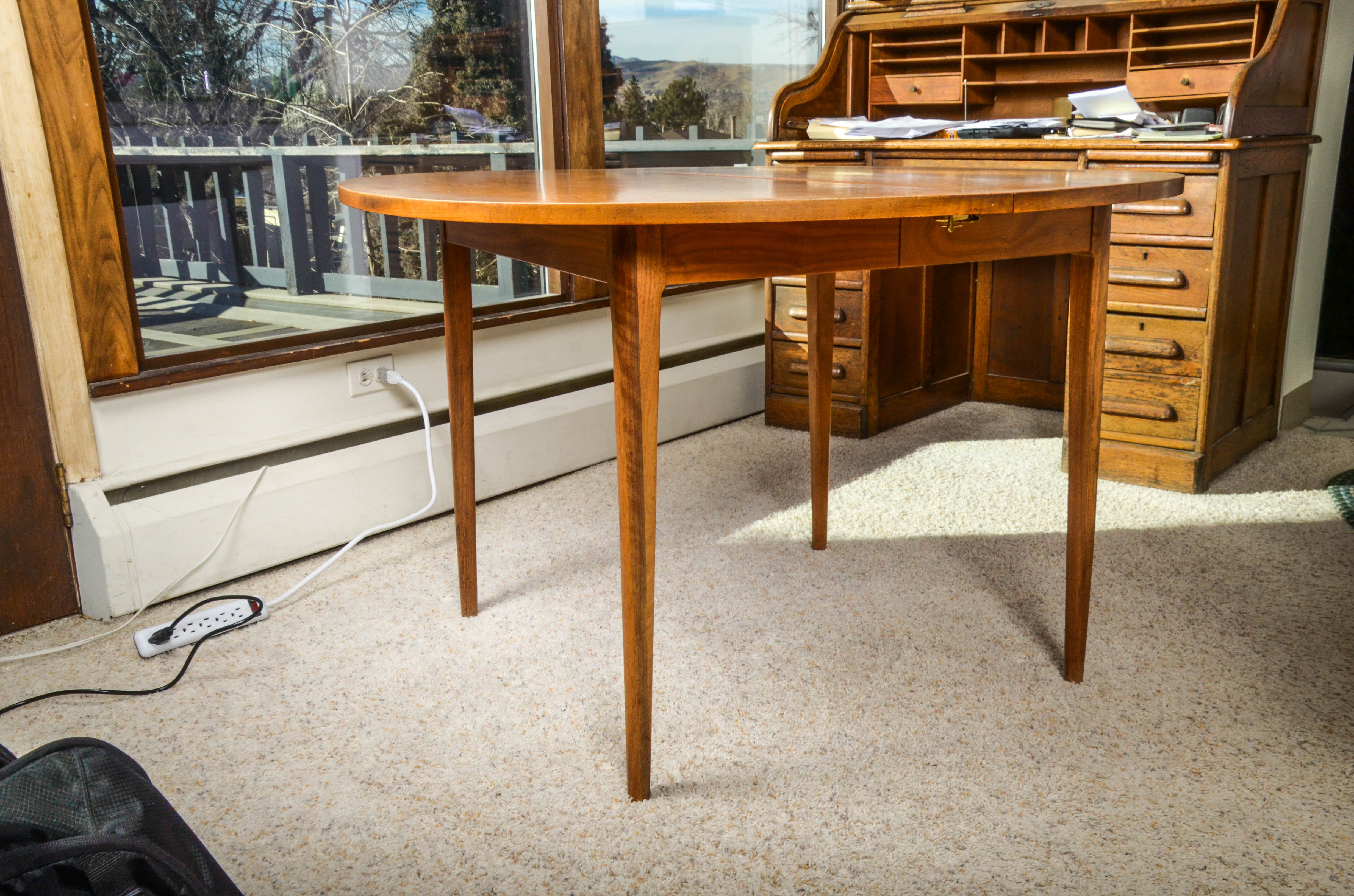 Kipp Stewart Drexel Mid Century Modern Dining Table and Chairs