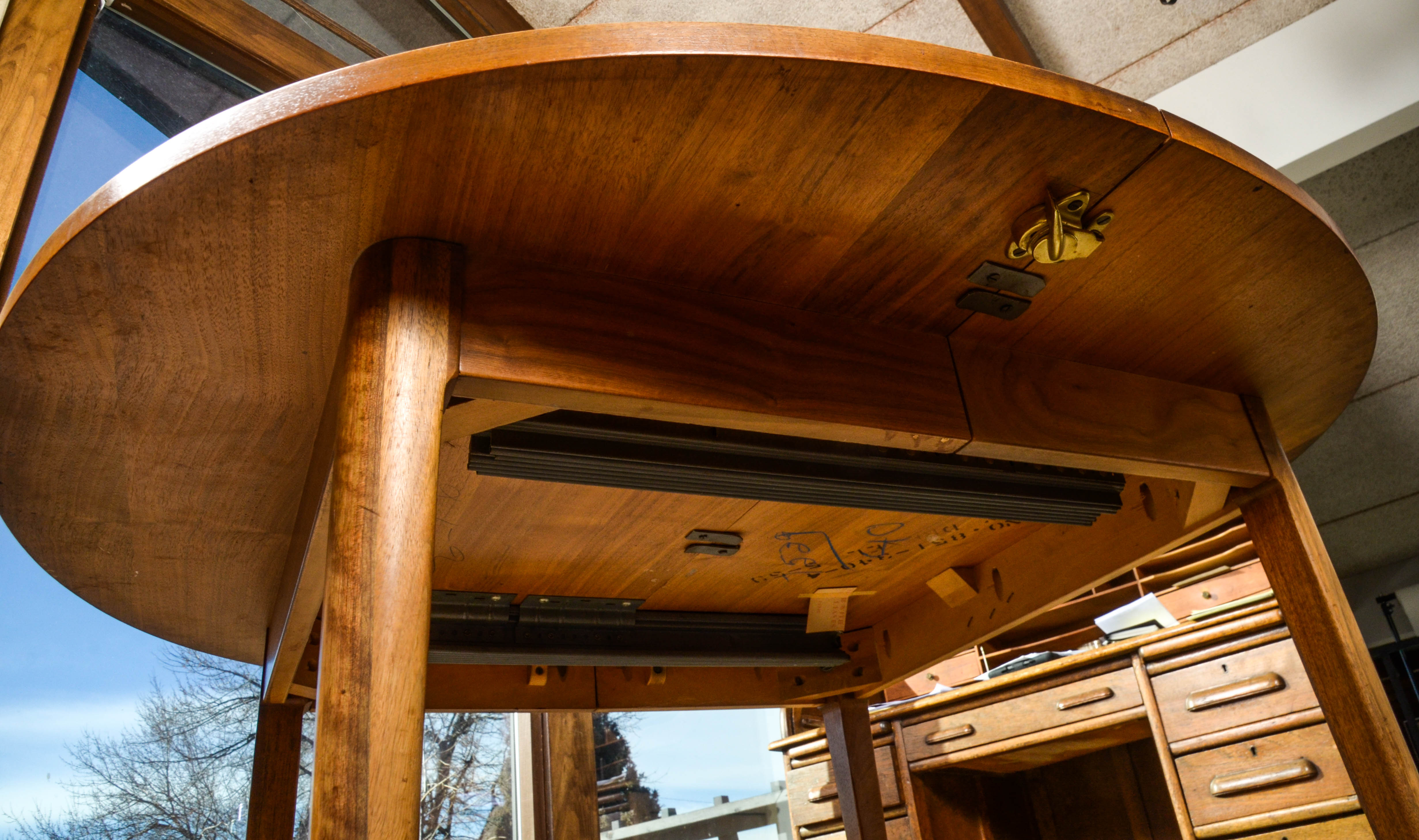 Kipp Stewart Drexel Mid Century Modern Dining Table and Chairs