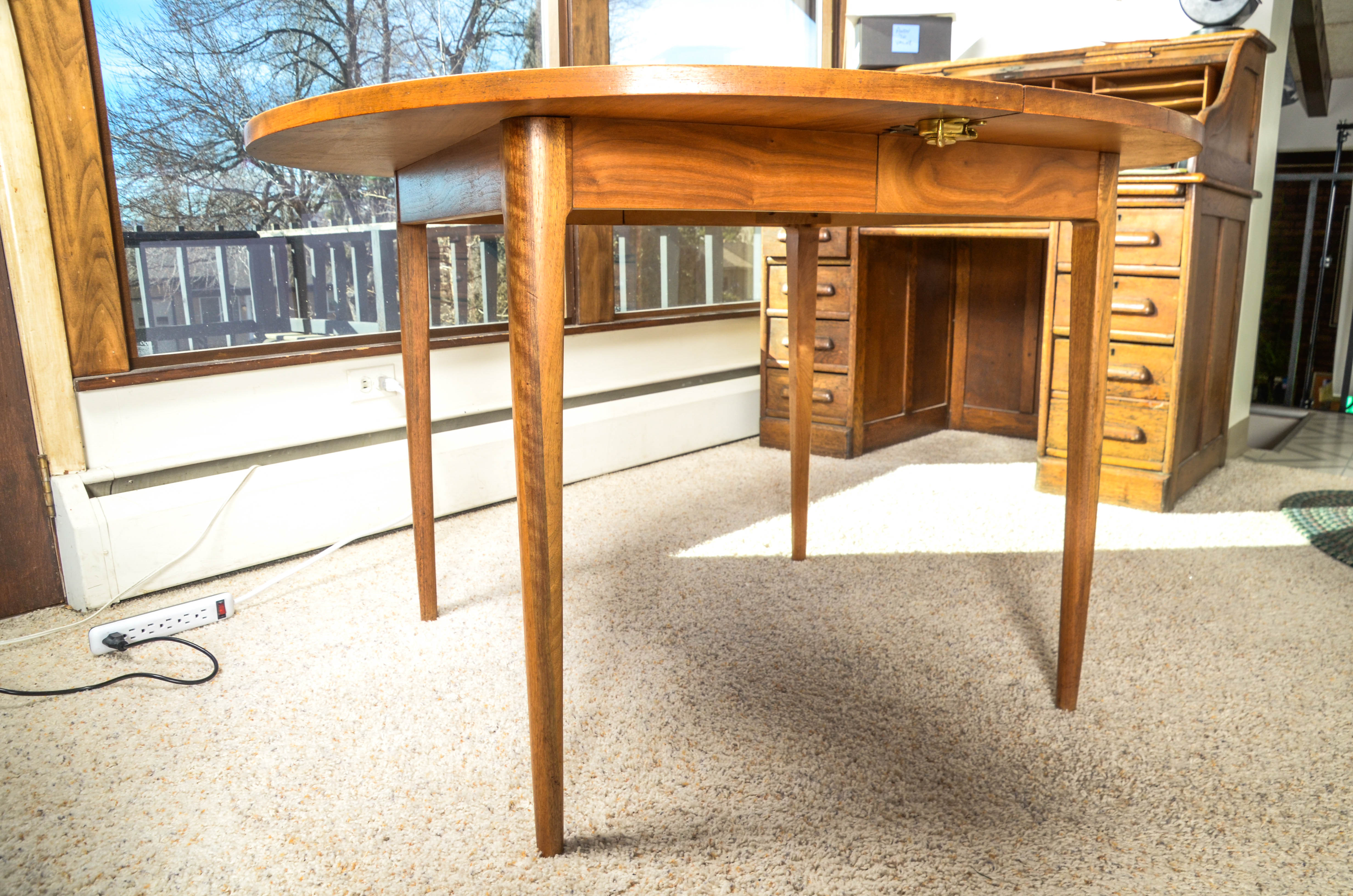 Kipp Stewart Drexel Mid Century Modern Dining Table and Chairs