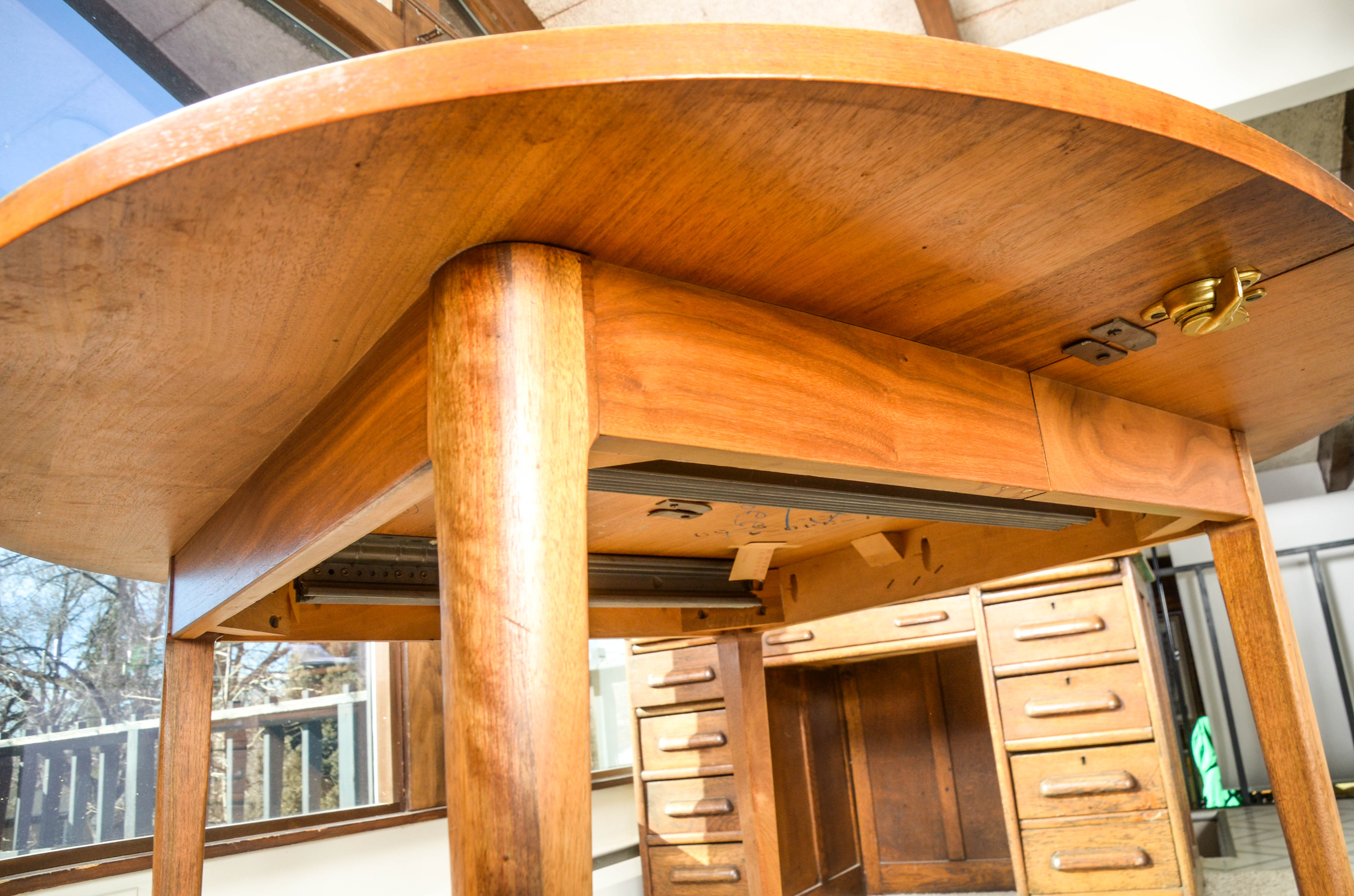 Kipp Stewart Drexel Mid Century Modern Dining Table and Chairs