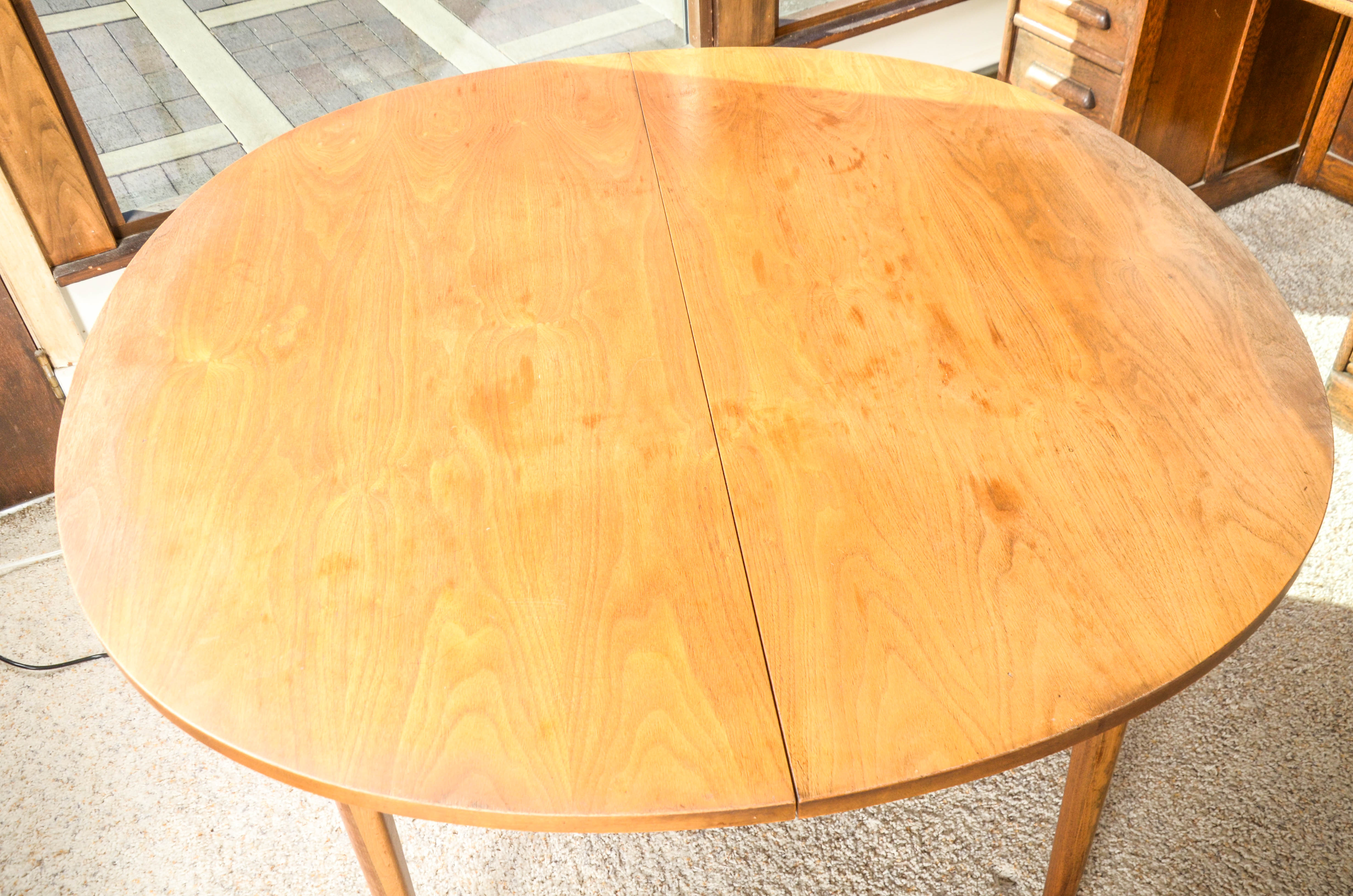 Kipp Stewart Drexel Mid Century Modern Dining Table and Chairs