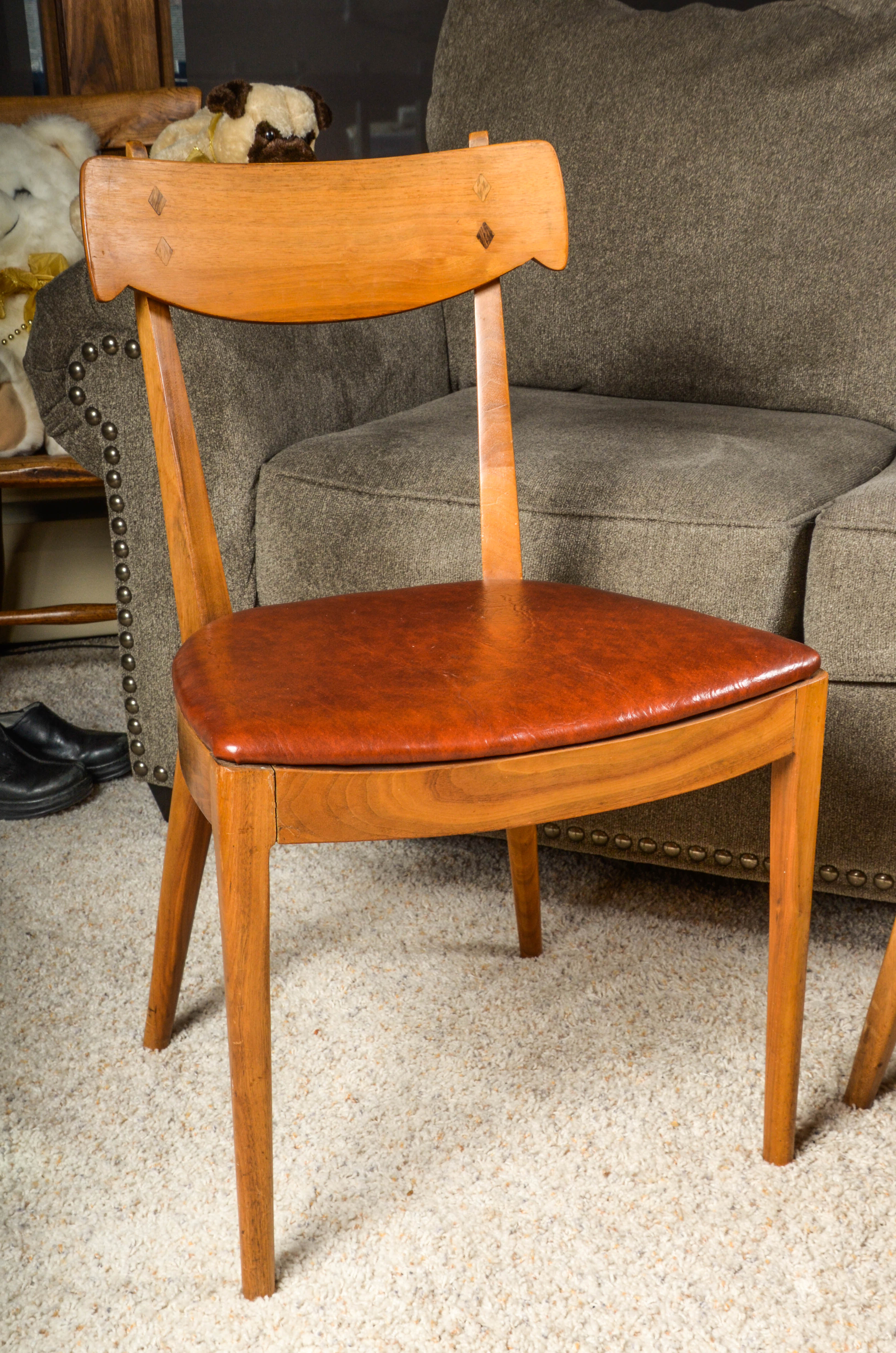 Kipp Stewart Drexel Mid Century Modern Dining Table and Chairs