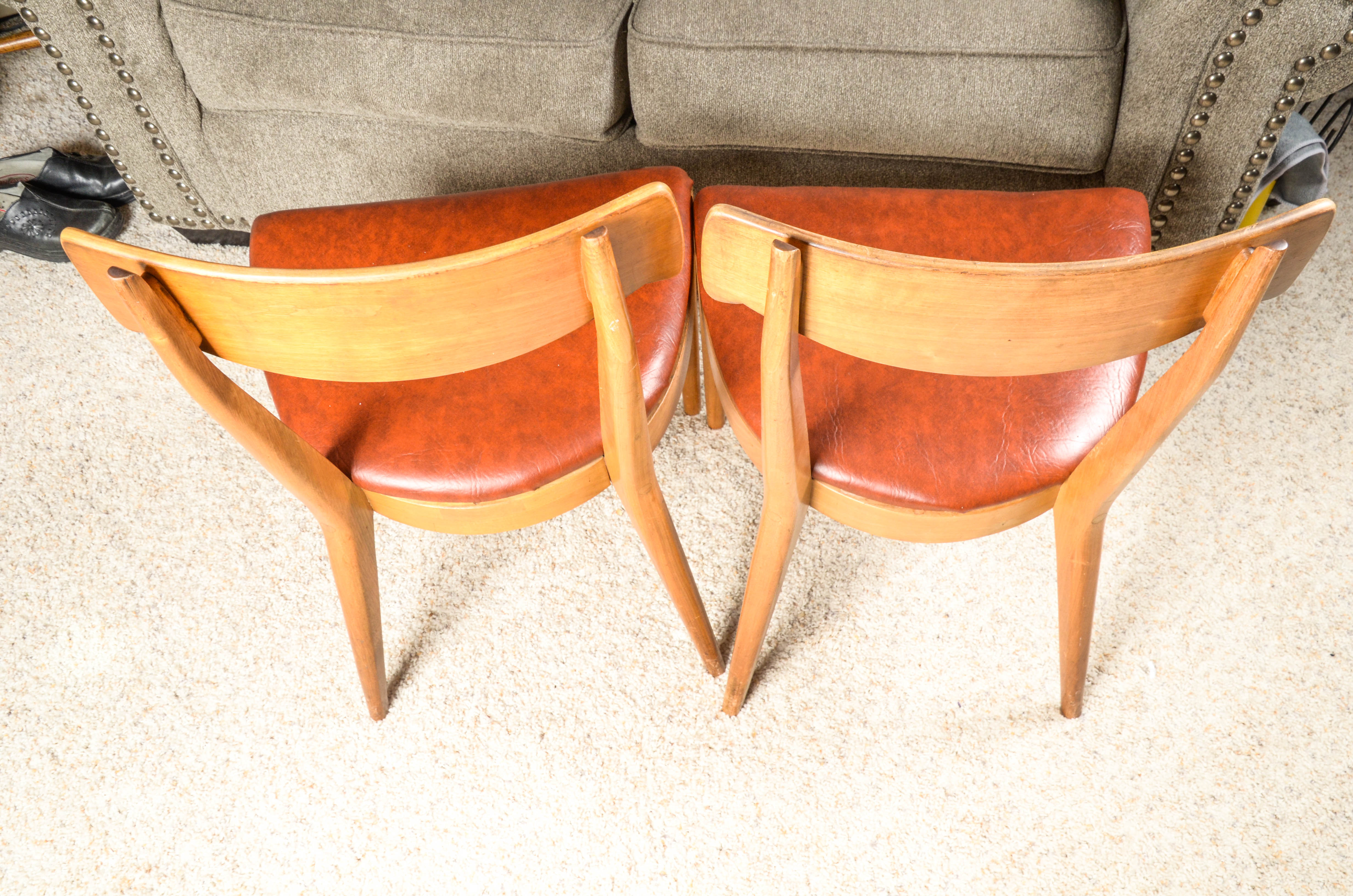 Kipp Stewart Drexel Mid Century Modern Dining Table and Chairs