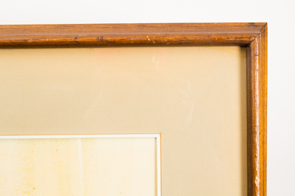 Richard Brzozowski Watercolor "Harbor"