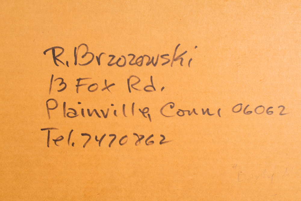 Richard Brzozowski Watercolor "Harbor"