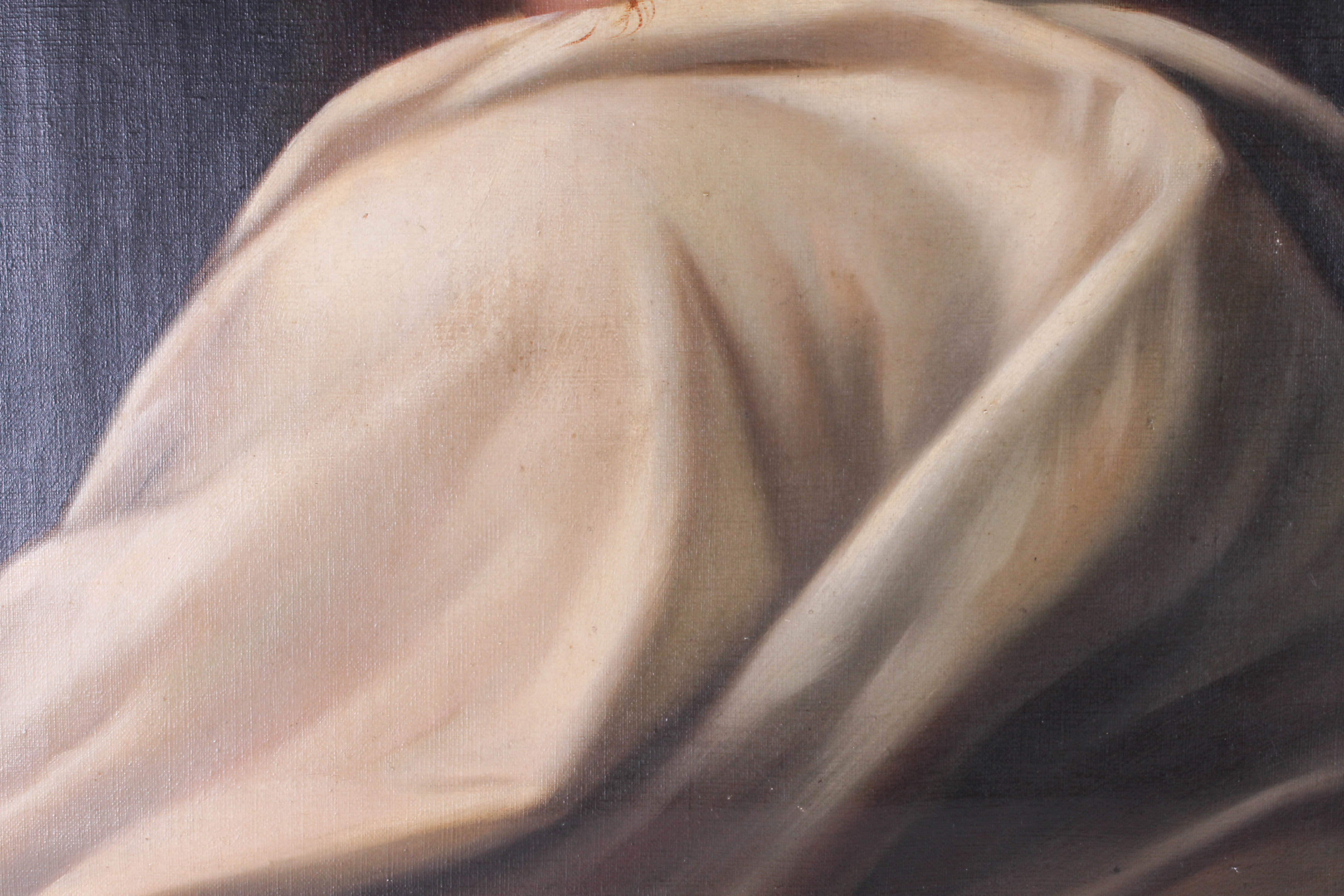 Early 20th-Century Oil Painting "Portrait of Beatrice Cenci" After Guido Reni