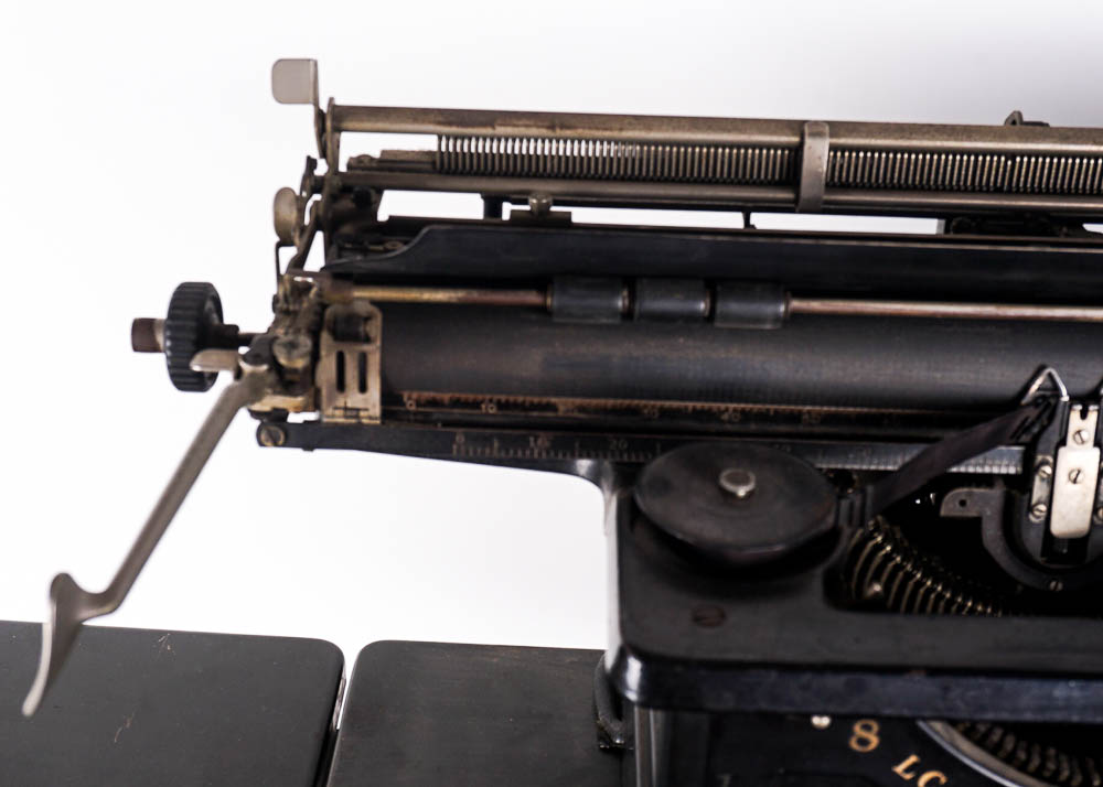 1930's Smith and Corona Typewriter with Vintage Metal Table