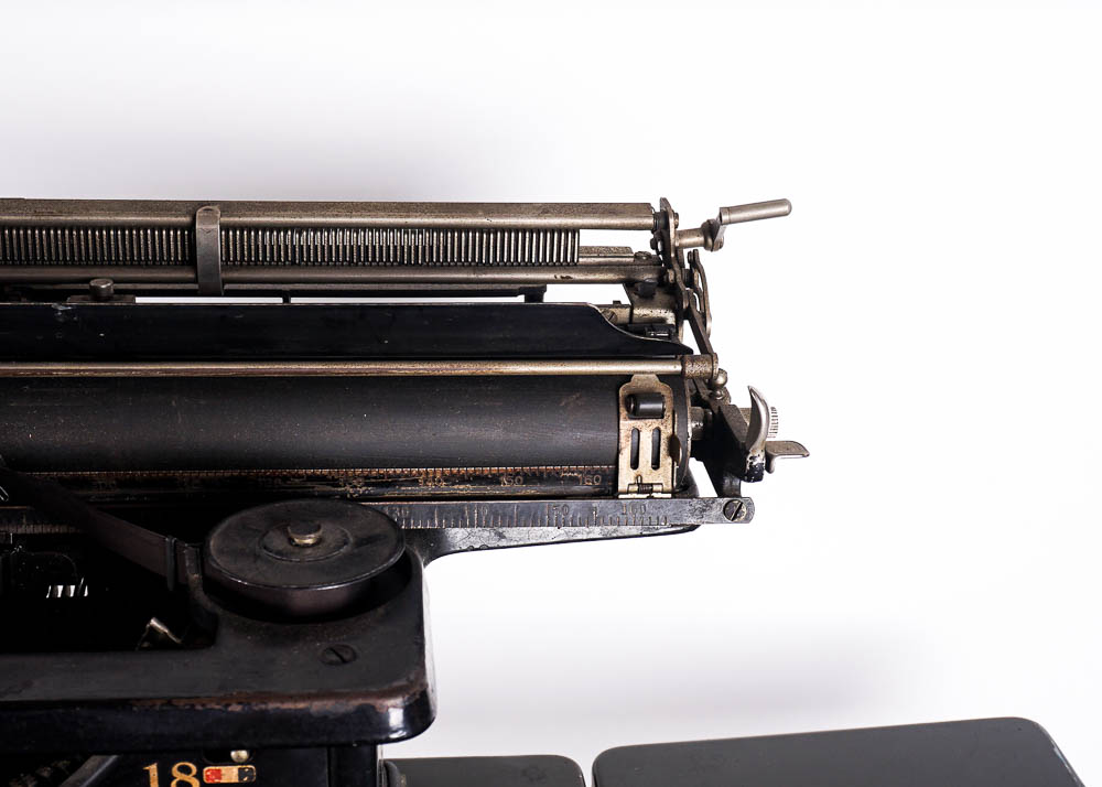 1930's Smith and Corona Typewriter with Vintage Metal Table