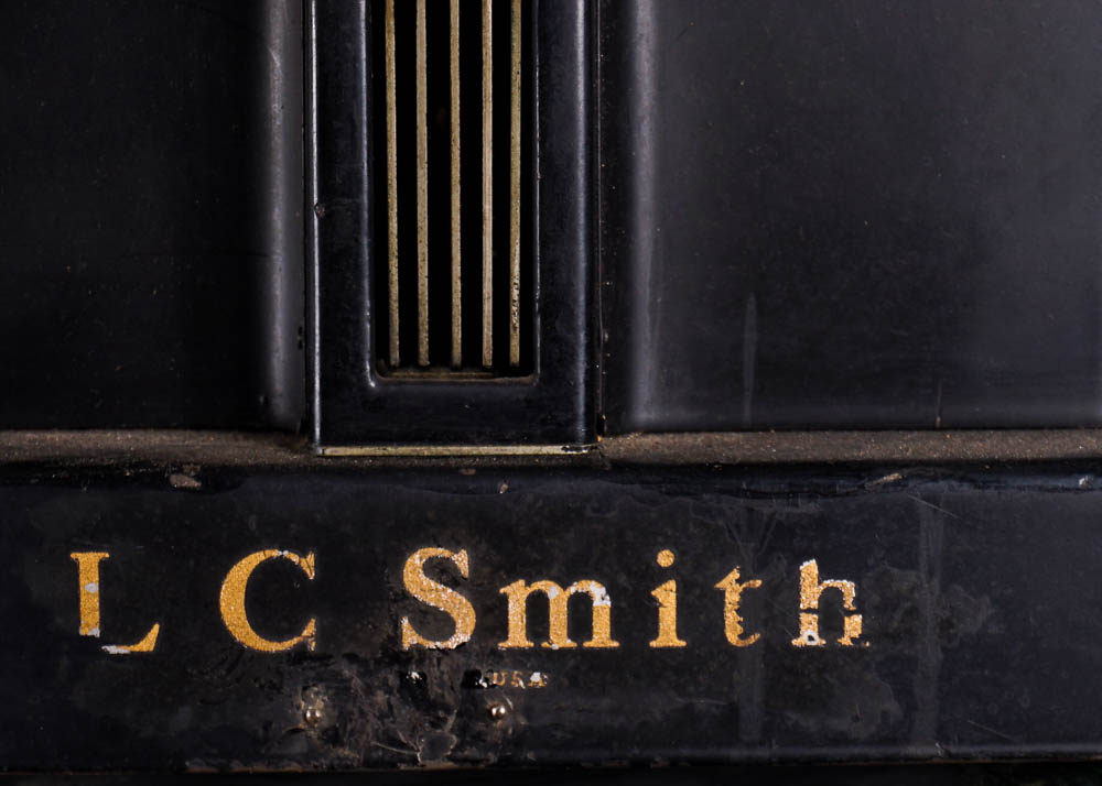 1930's Smith and Corona Typewriter with Vintage Metal Table