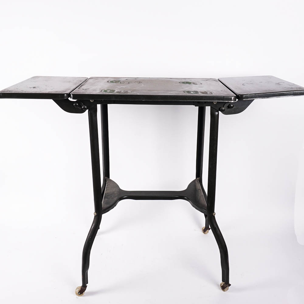 1930's Smith and Corona Typewriter with Vintage Metal Table