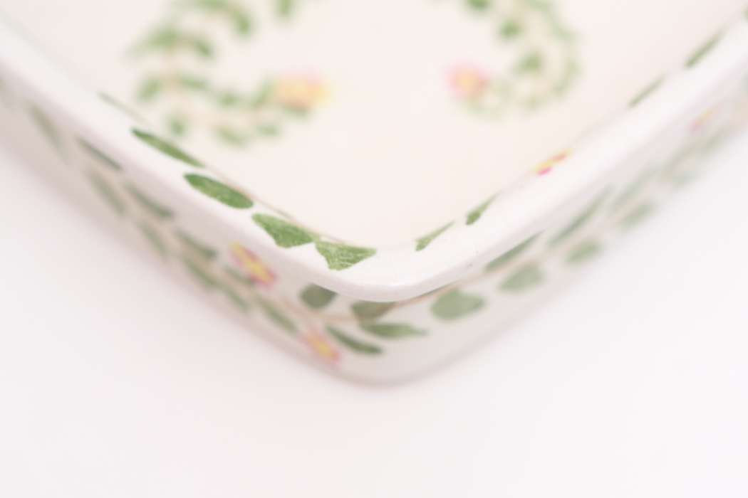 Vintage Amnion Heart Stoneware Dish