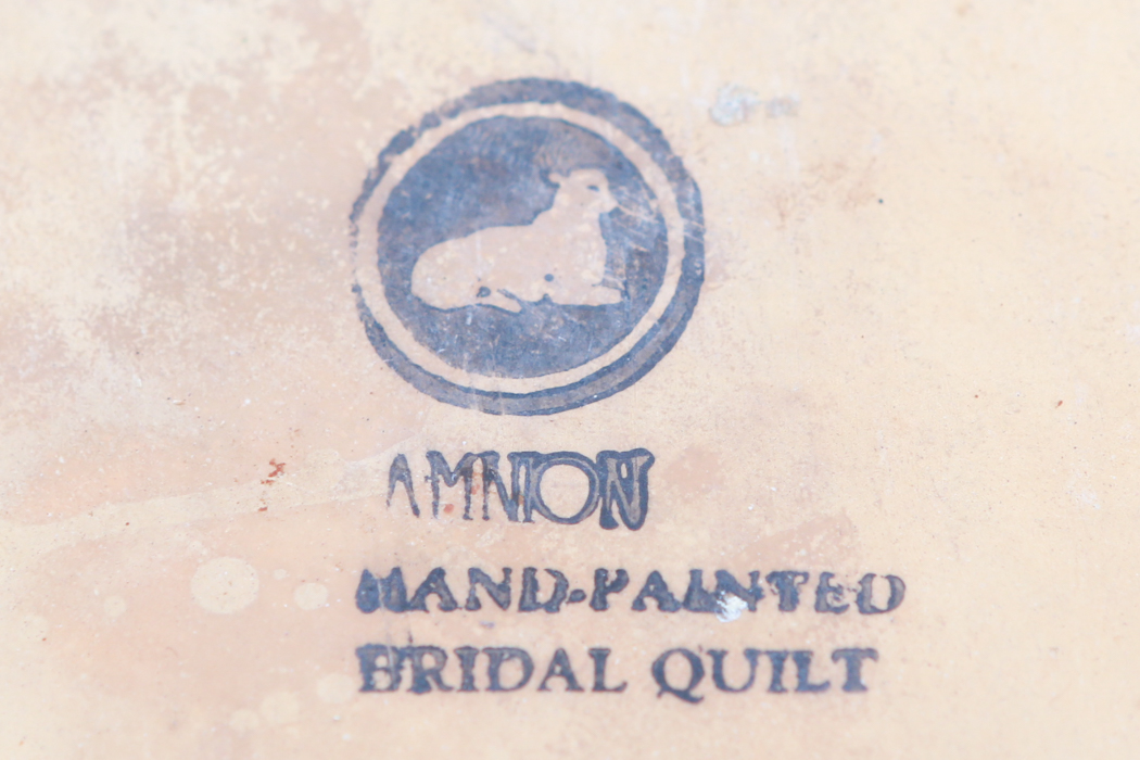 Vintage Amnion Heart Stoneware Dish