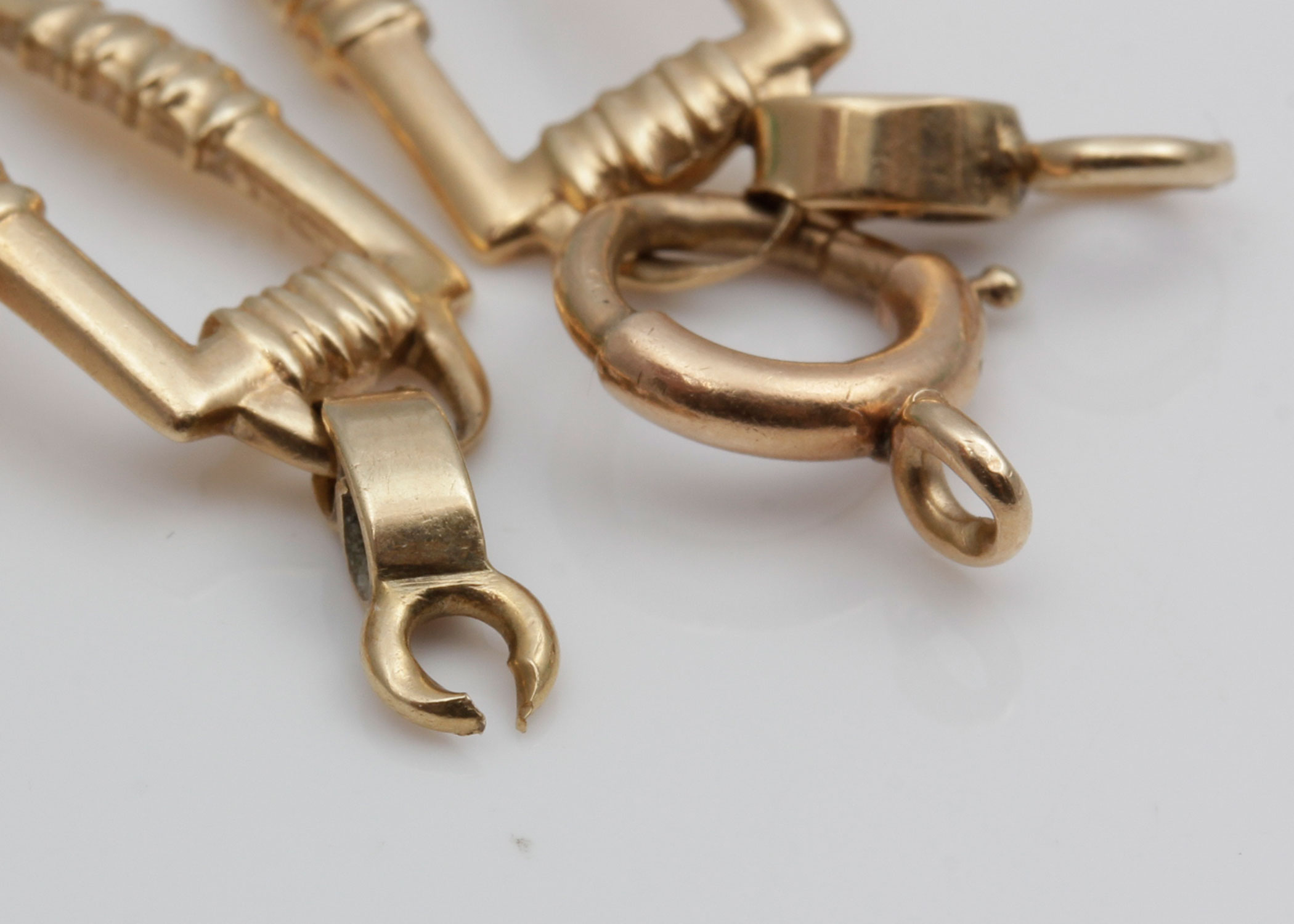 Collection of 14K Yellow Gold Diamond Jewelry