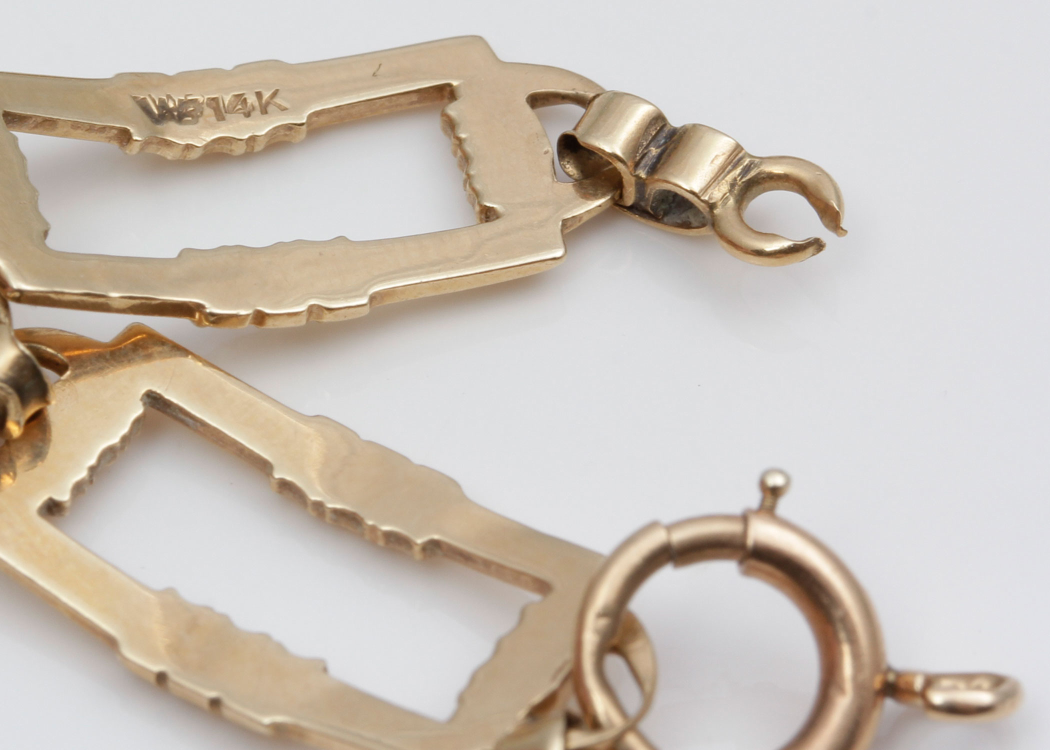 Collection of 14K Yellow Gold Diamond Jewelry