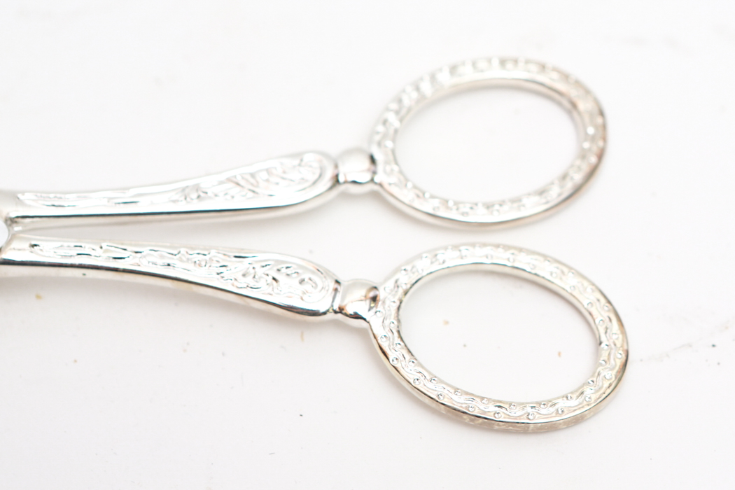 Vintage Pressed Glass Two Tier Serving Tray