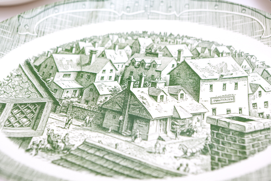 Collection of Reproduction Royal "The Old Curiosity Shop" Dinnerware