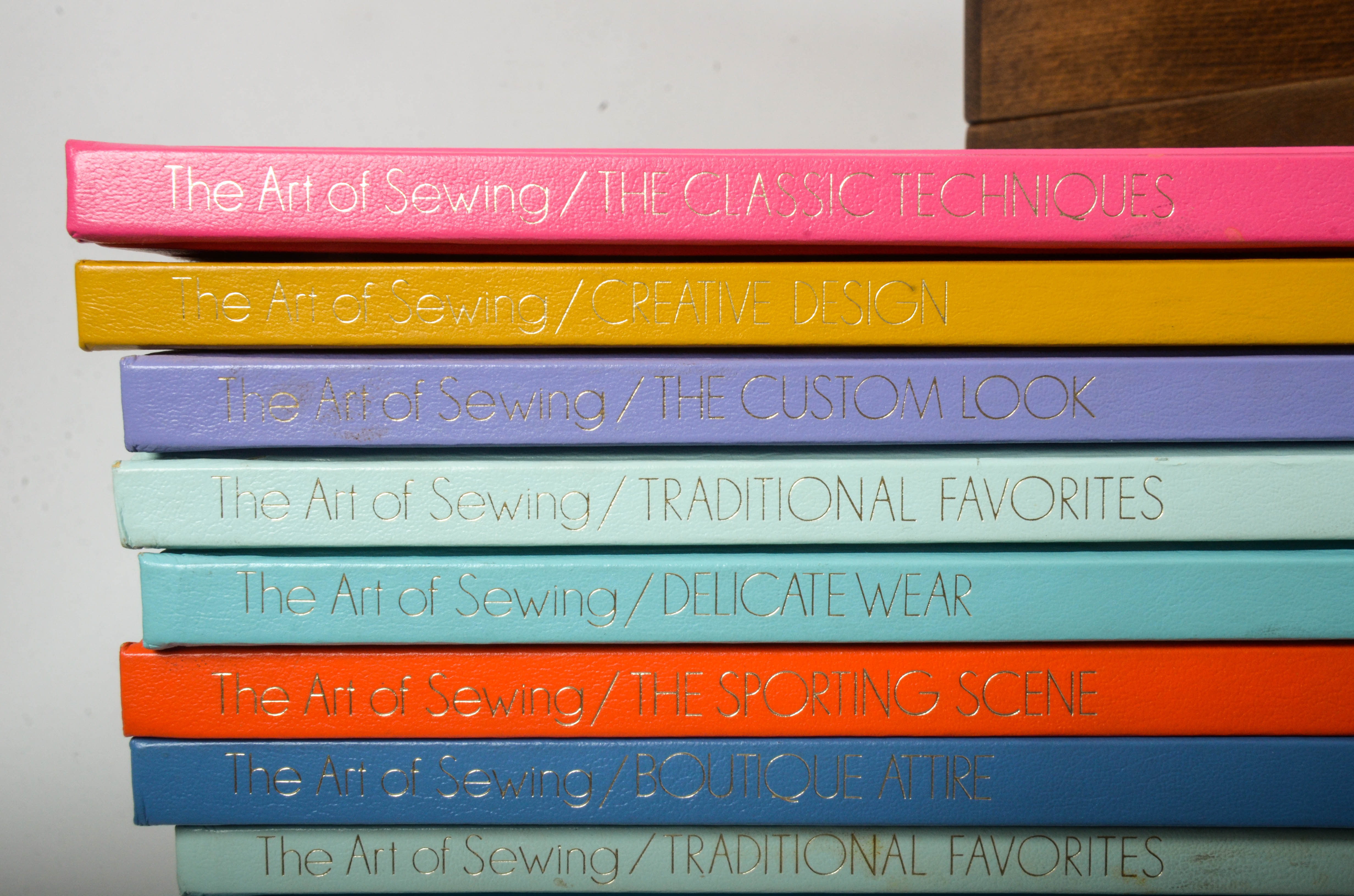 Strommen Bruck Hamar Sewing Chest and Collection of Sewing Books