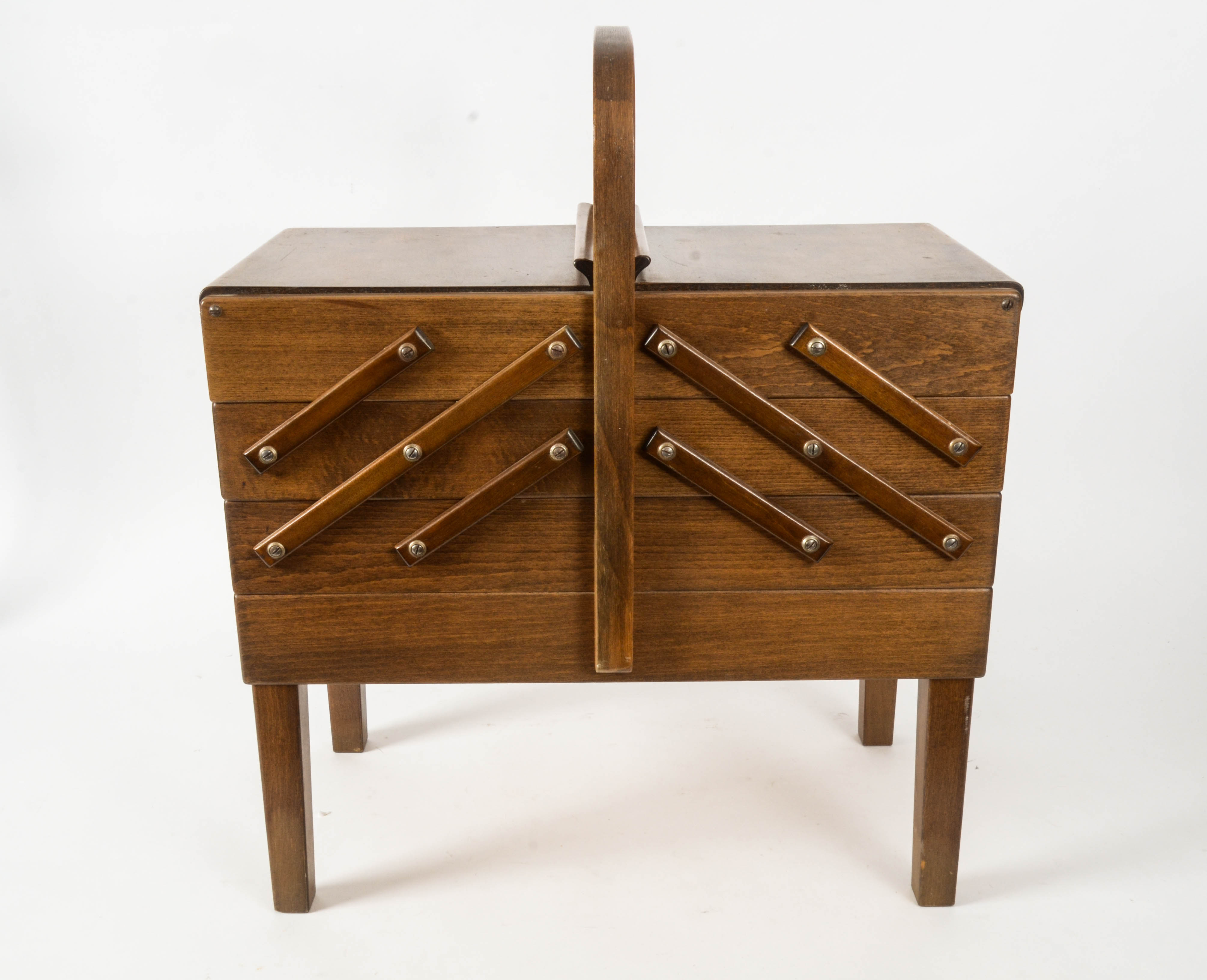 Strommen Bruck Hamar Sewing Chest and Collection of Sewing Books