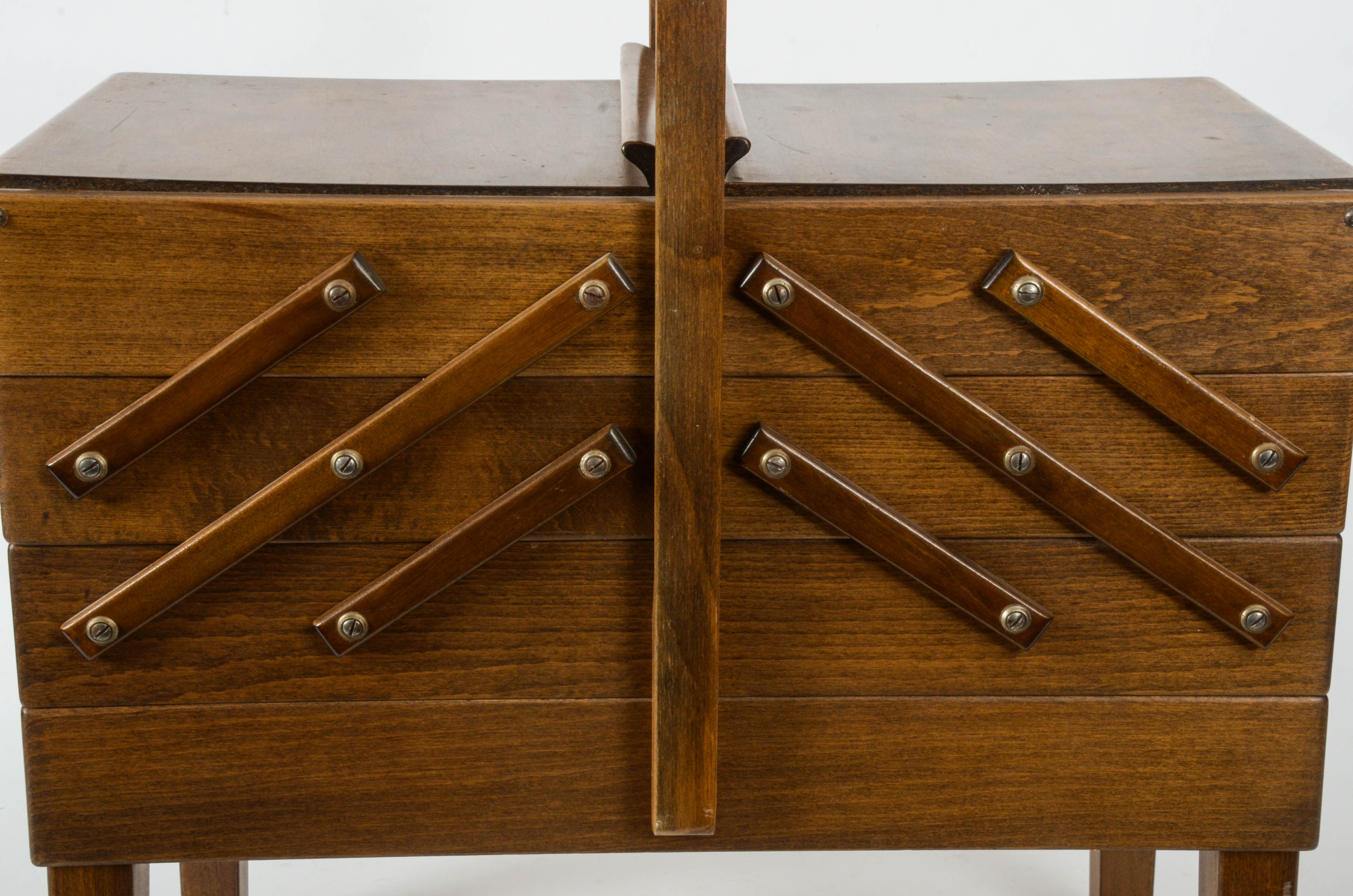 Strommen Bruck Hamar Sewing Chest and Collection of Sewing Books