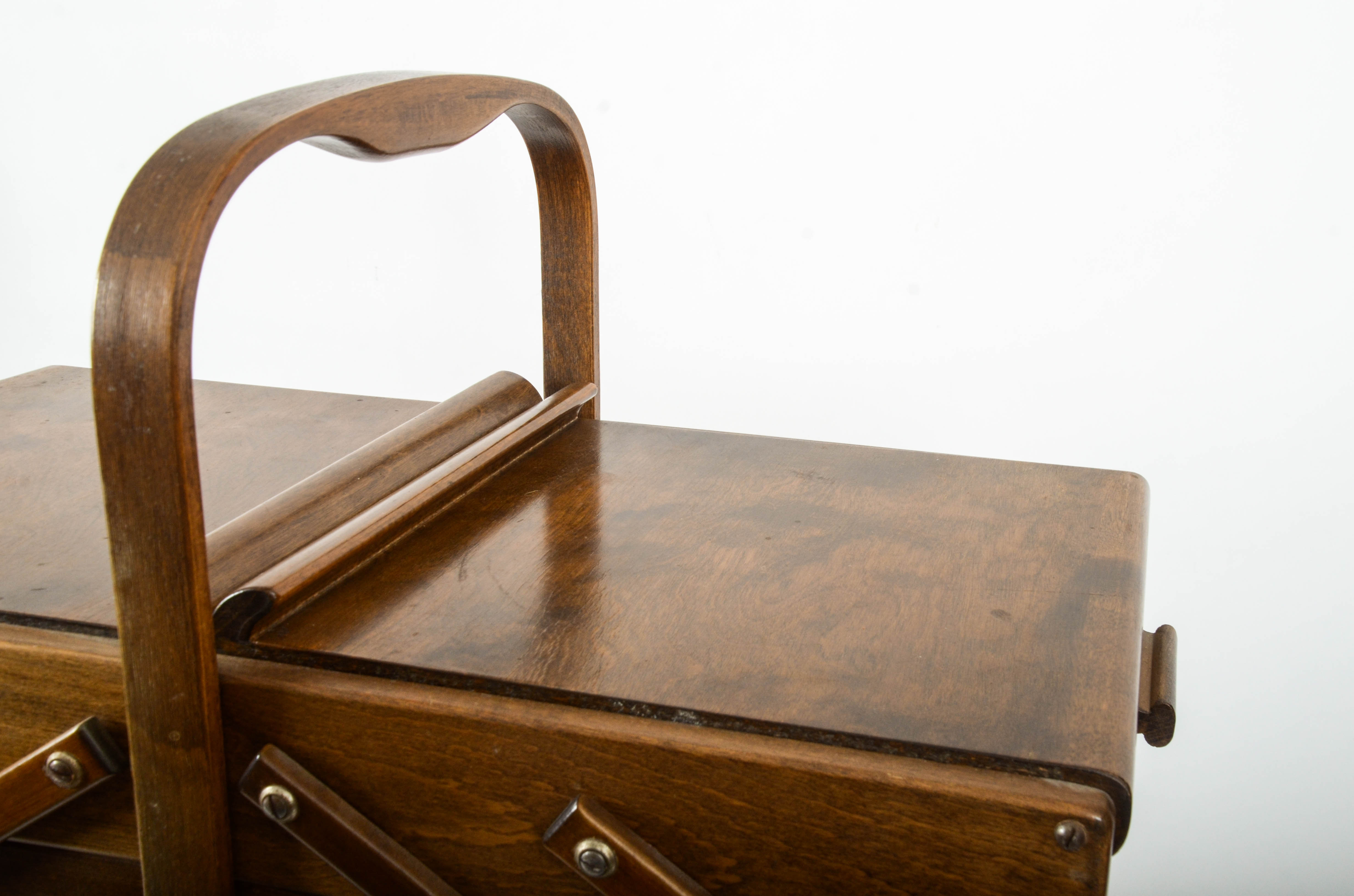 Strommen Bruck Hamar Sewing Chest and Collection of Sewing Books