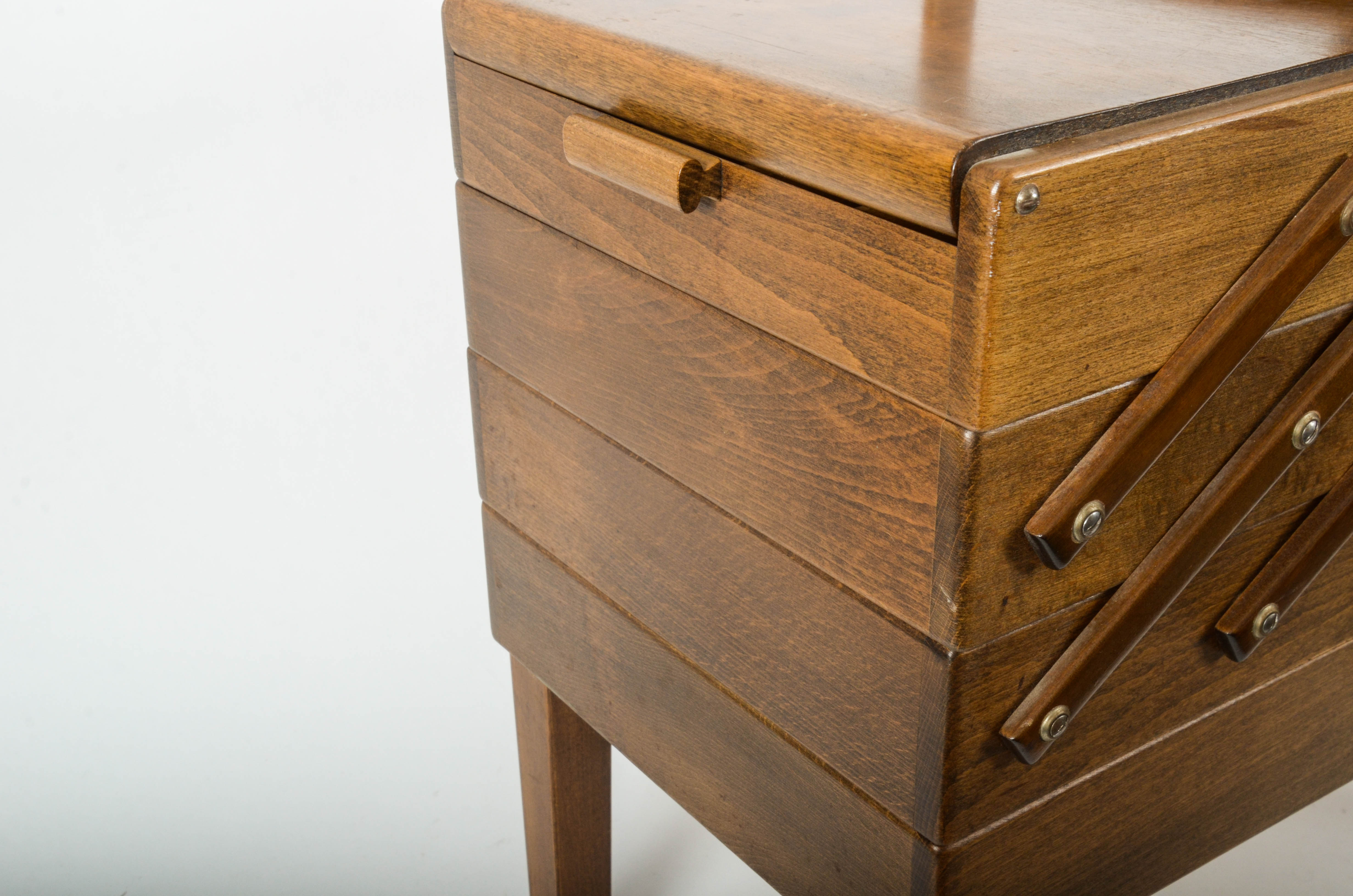 Strommen Bruck Hamar Sewing Chest and Collection of Sewing Books