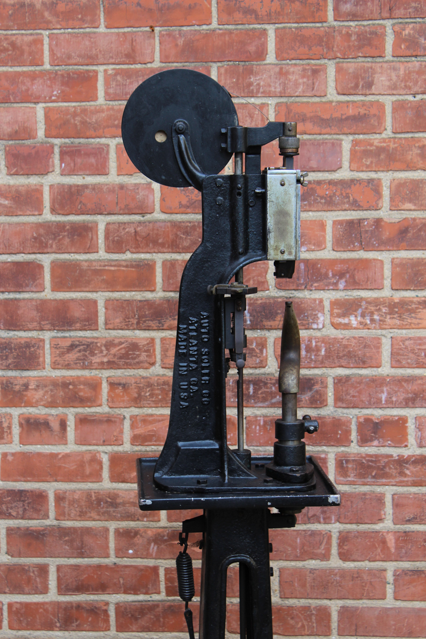 Vintage Shoe Soler Machine by Auto Soler