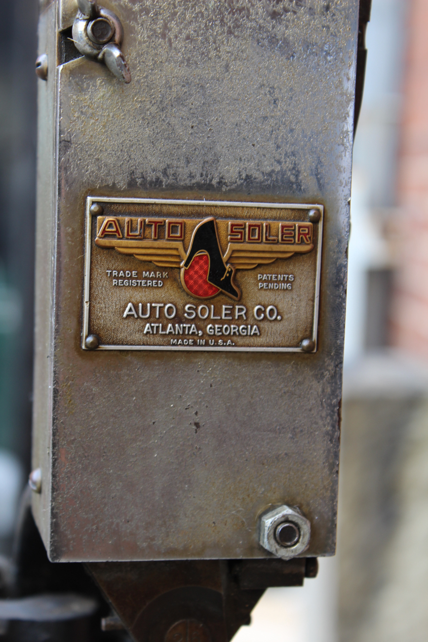 Vintage Shoe Soler Machine by Auto Soler