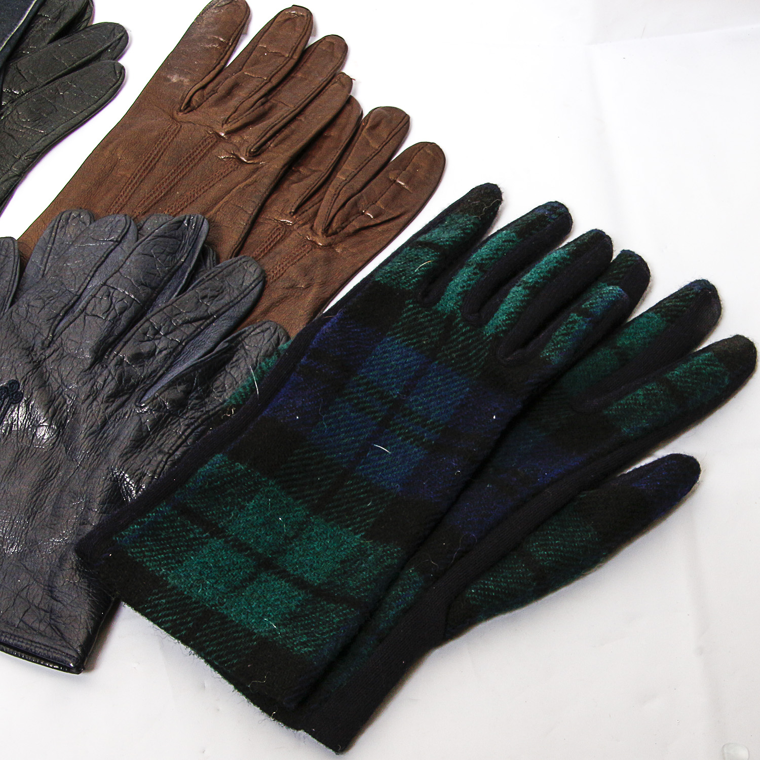 Collection of Vintage Leather Gloves Including Christian Dior