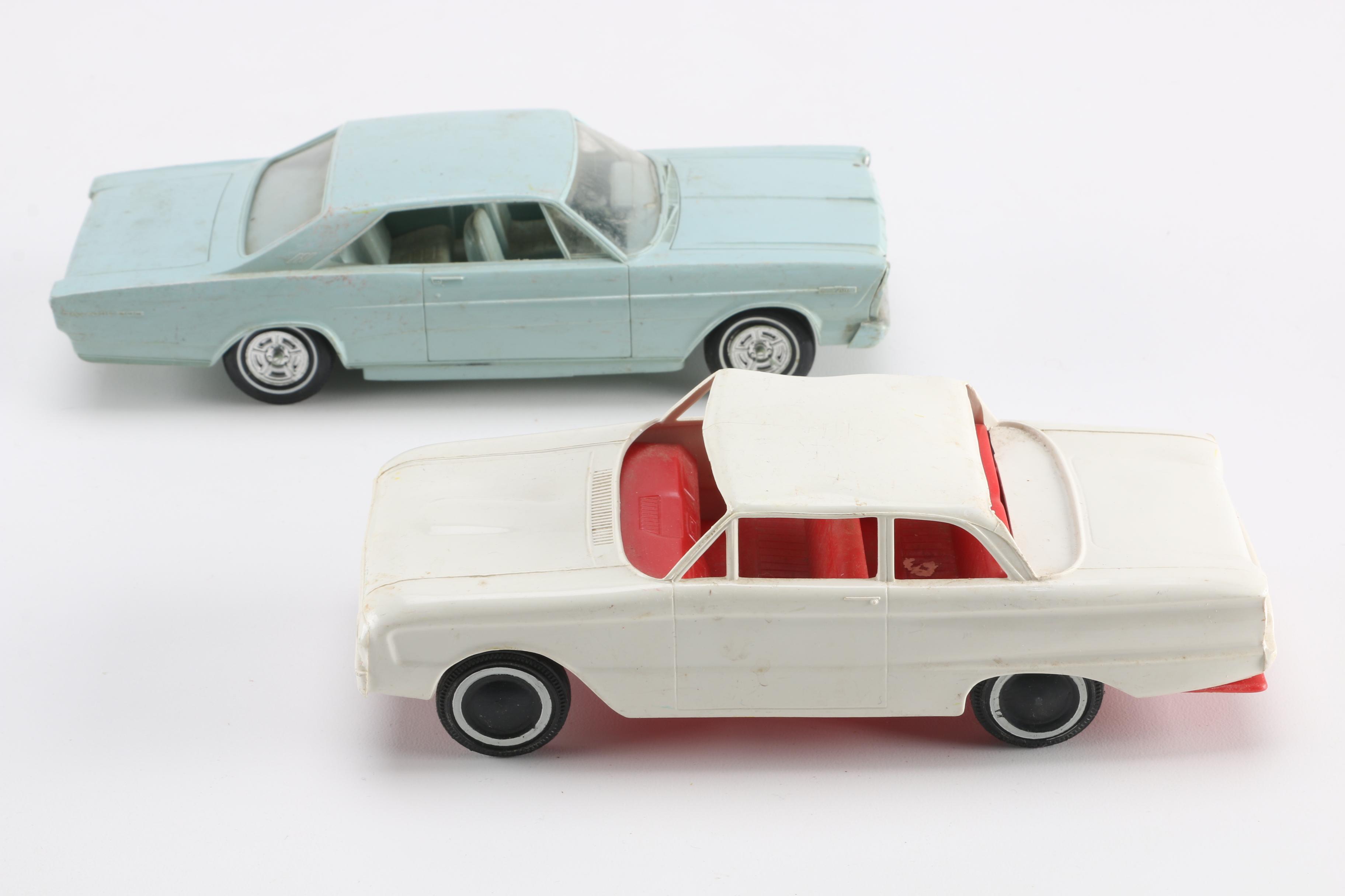 Vintage Toy Cars Including Ford Promo Model