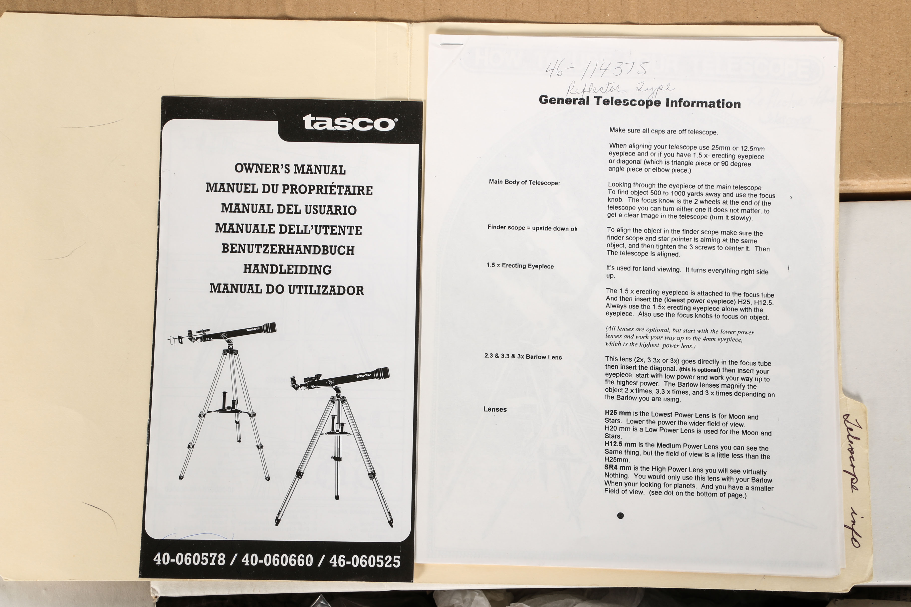Tasco Luminova Telescope