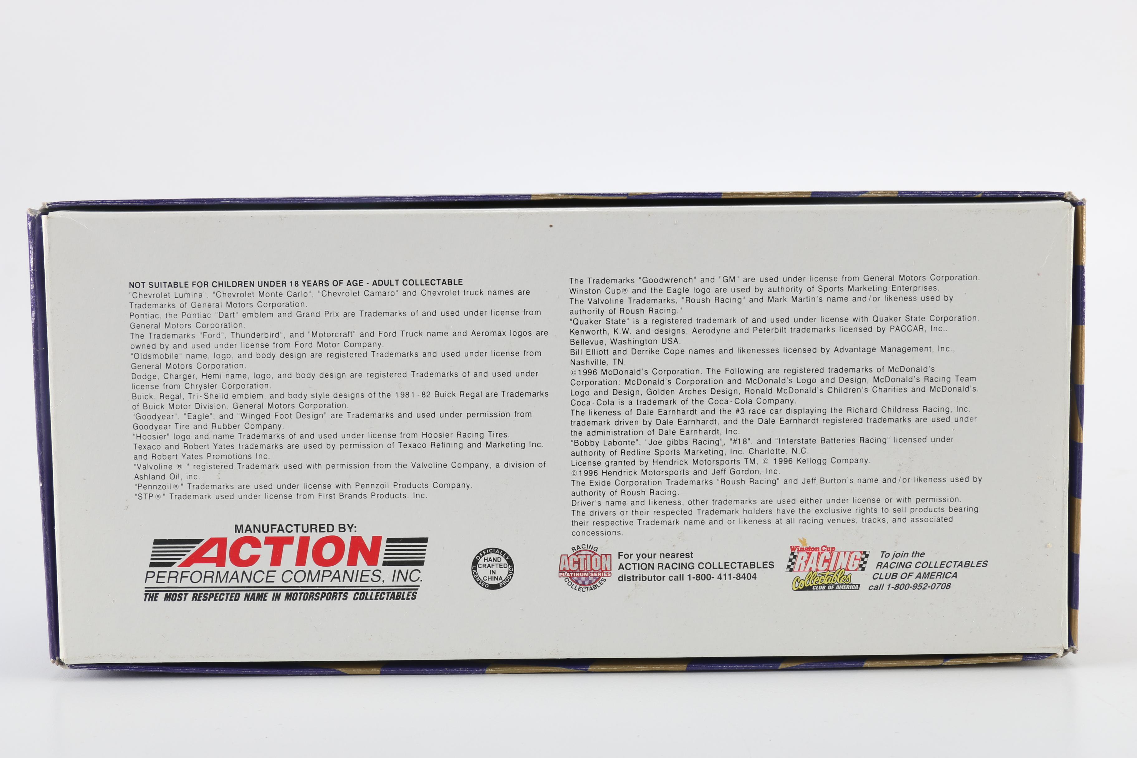 Model and Diecast Dale Earnhardt Cars