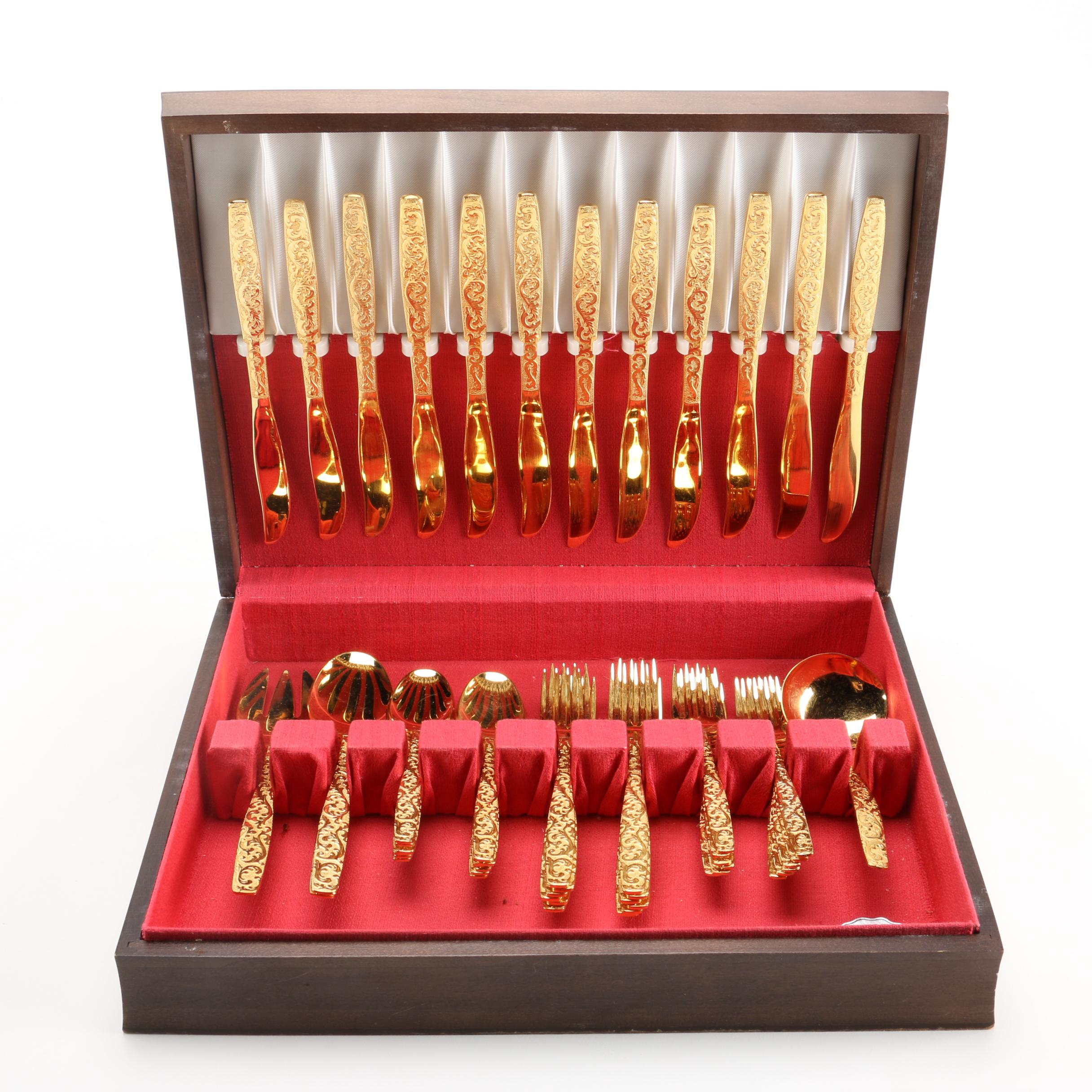 Set of "Americana Golden Heritage" Flatware
