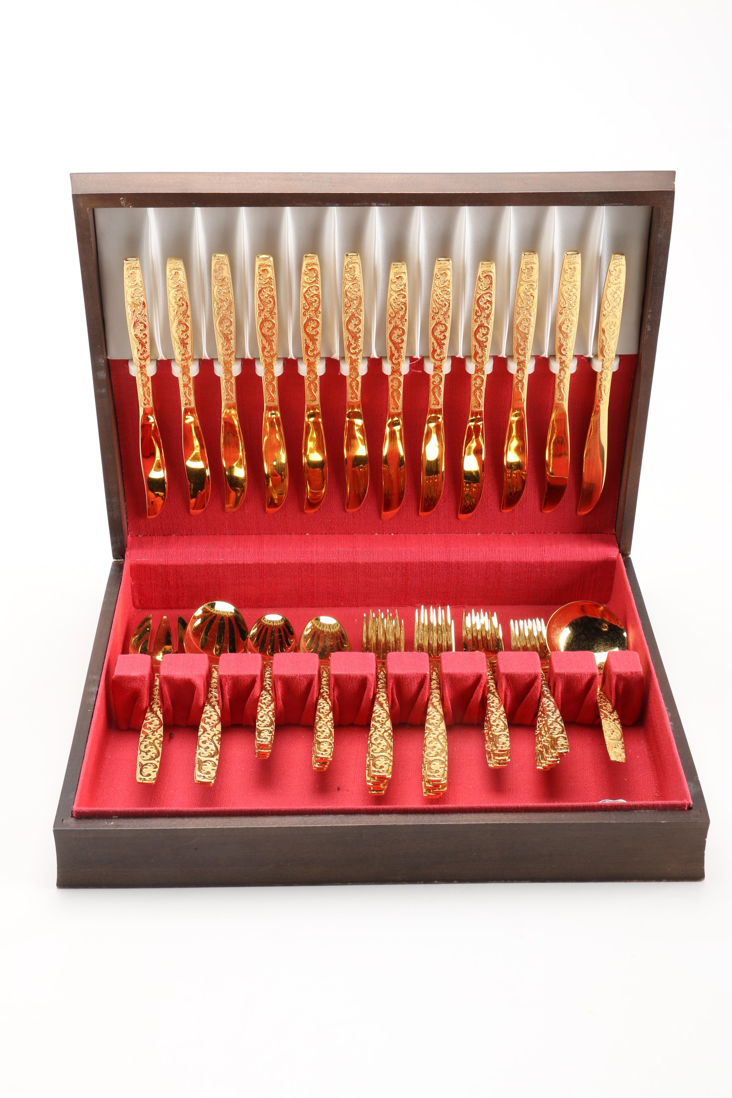 Set of "Americana Golden Heritage" Flatware