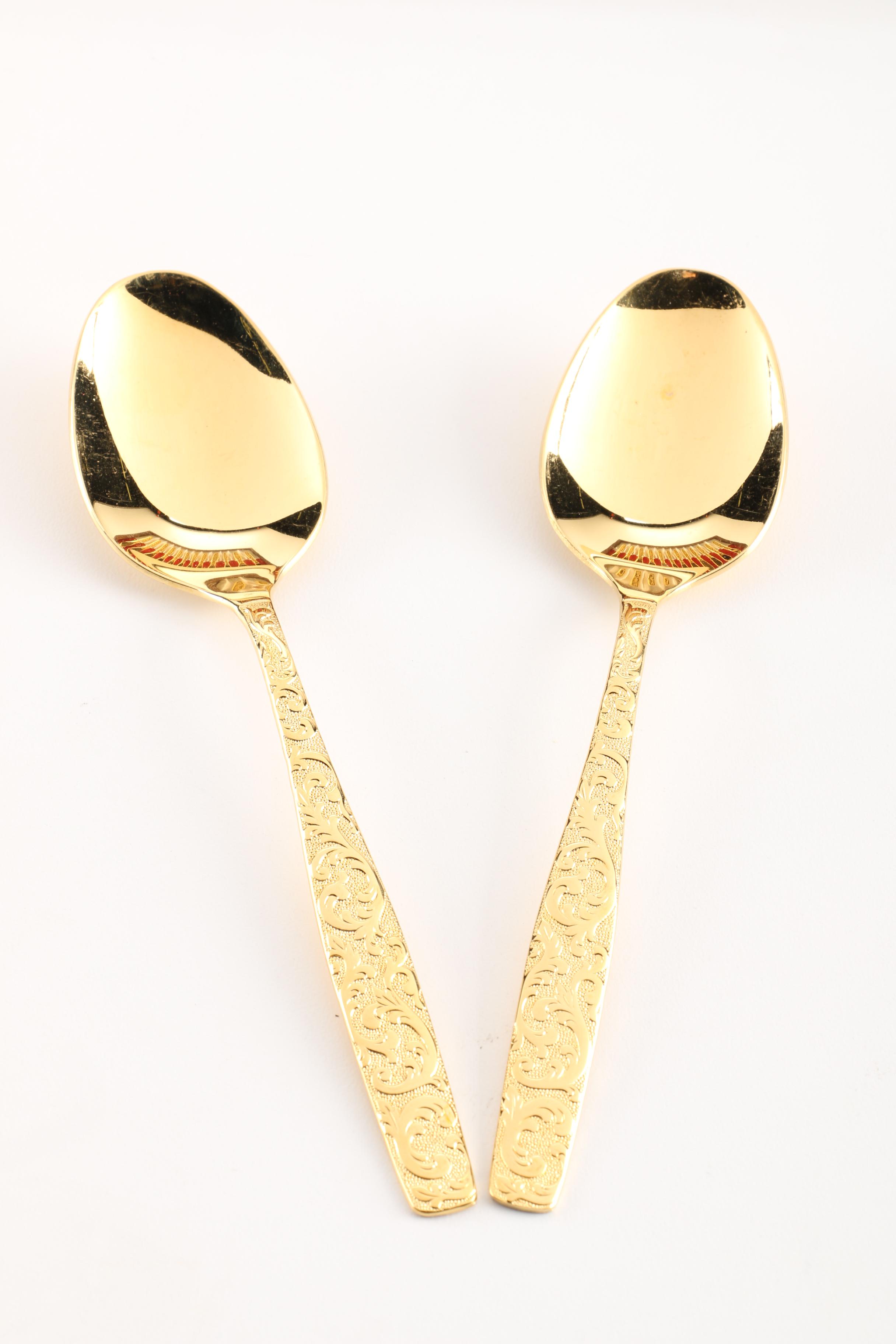 Set of "Americana Golden Heritage" Flatware