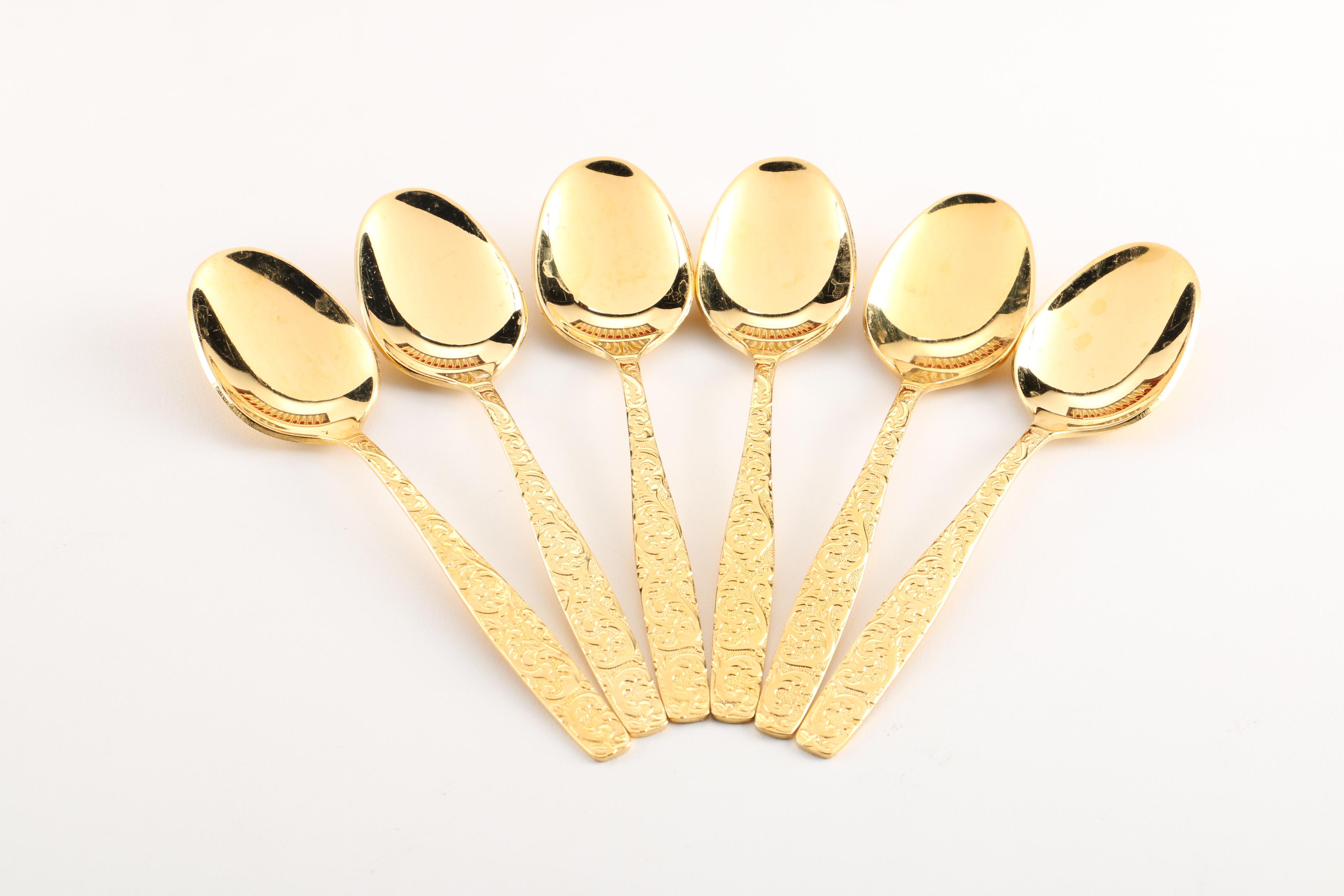 Set of "Americana Golden Heritage" Flatware