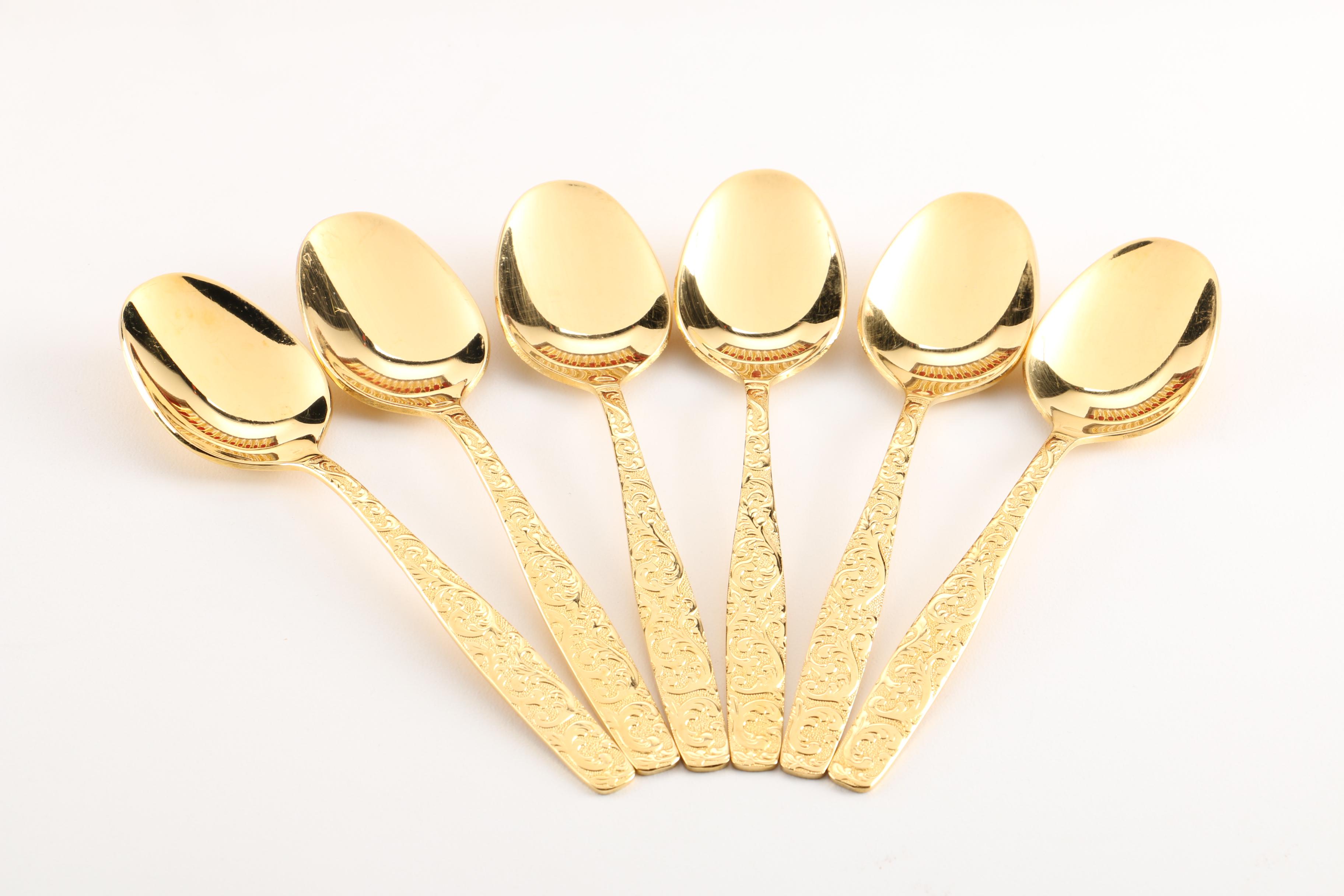 Set of "Americana Golden Heritage" Flatware