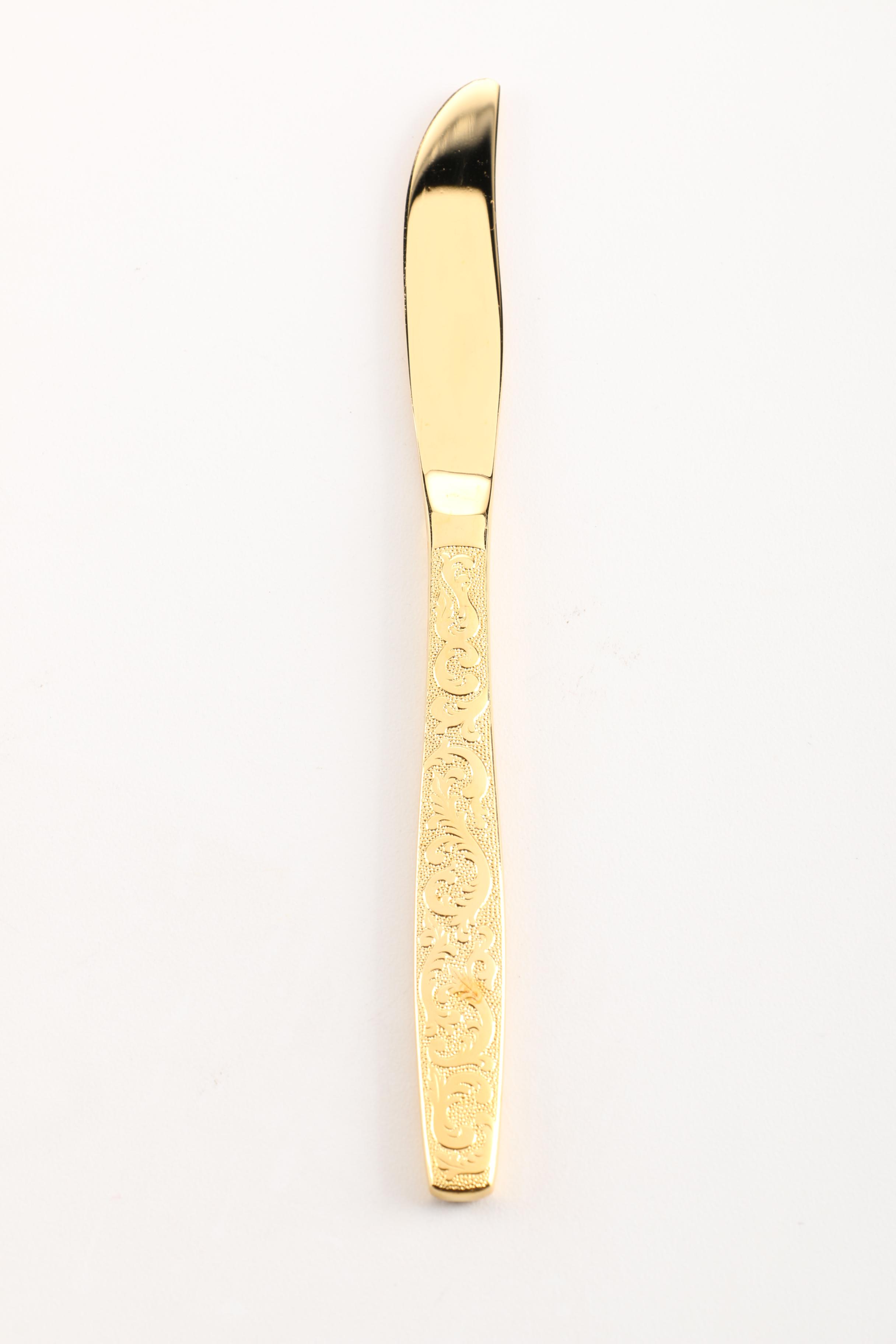 Set of "Americana Golden Heritage" Flatware