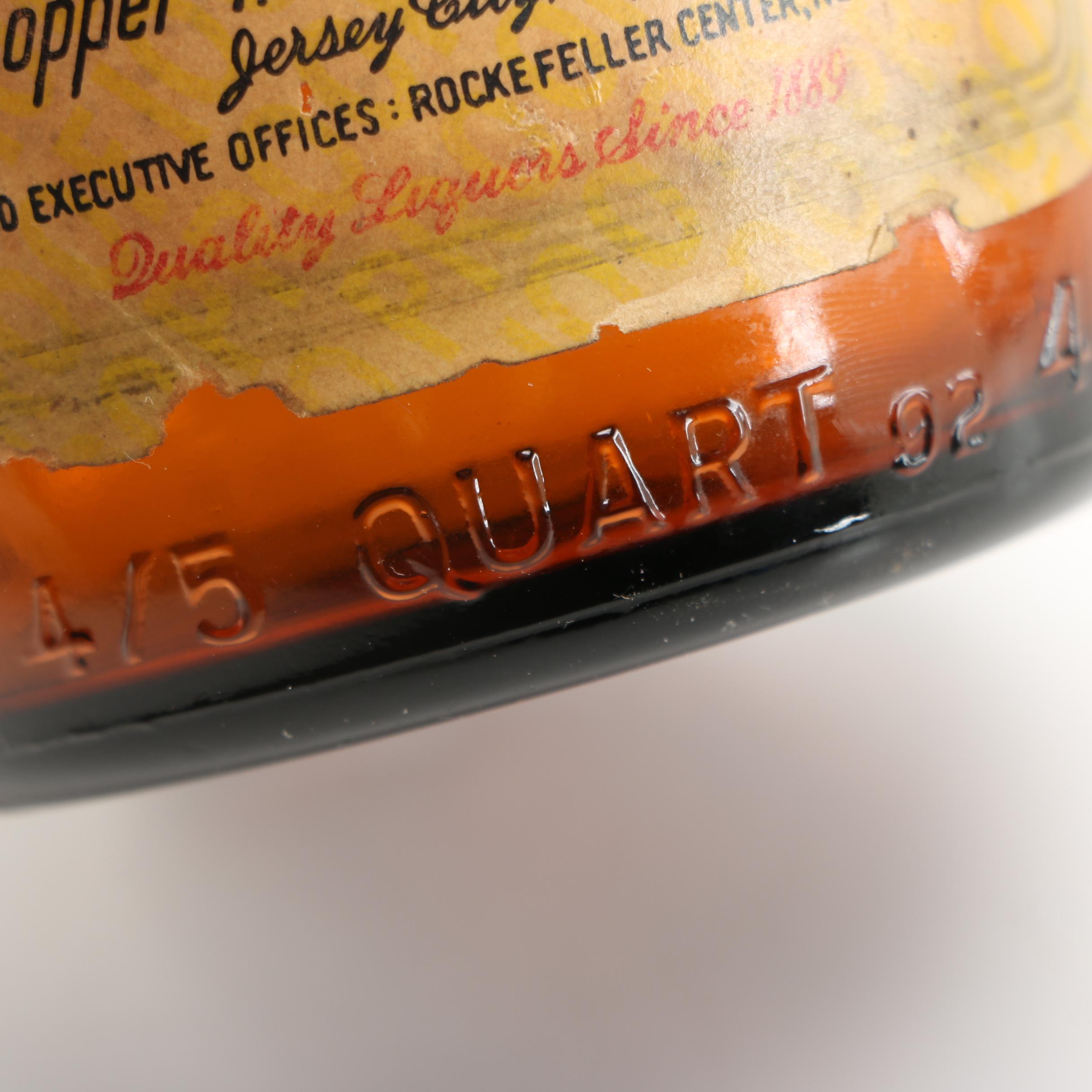 1940s to 1950s Alcohol Bottles