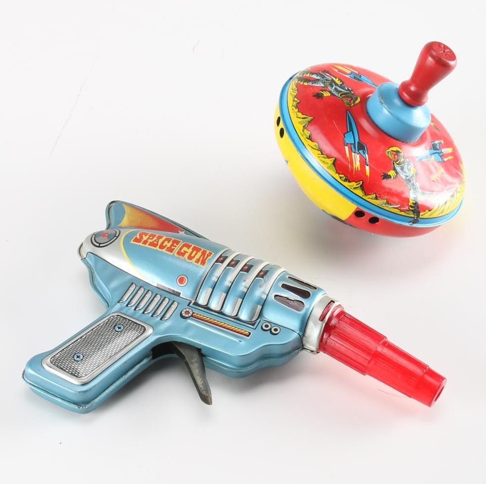 Vintage Steel Space Toys