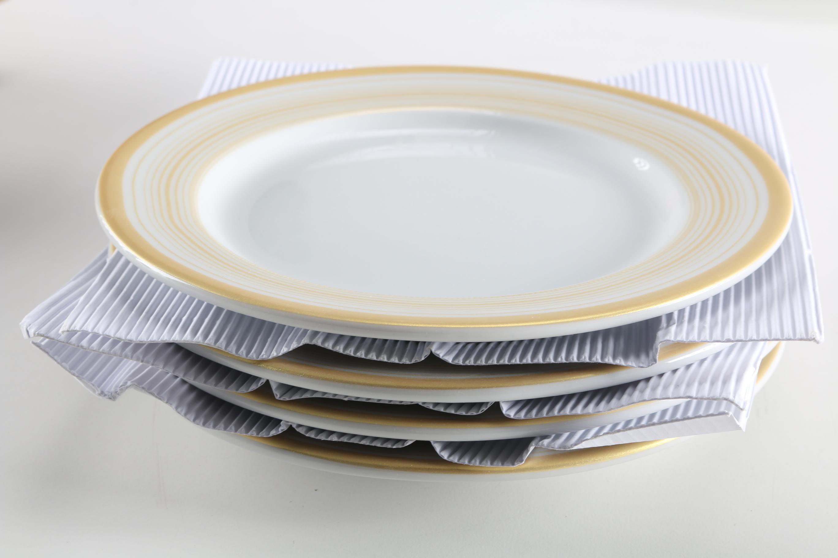 Williams-Sonoma Platter and Appetizer Plates With Glass Cocktail Mixer