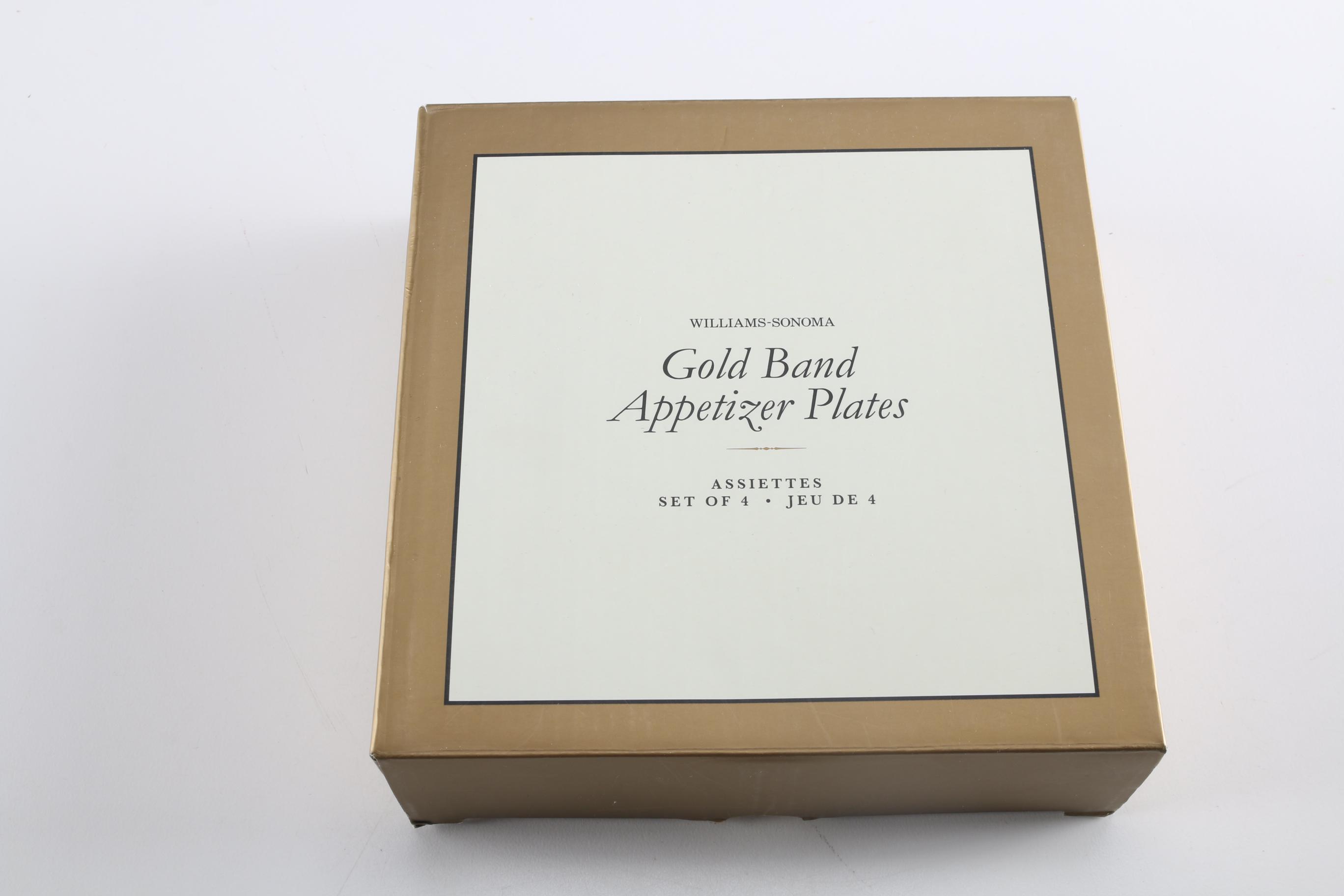 Williams-Sonoma Platter and Appetizer Plates With Glass Cocktail Mixer