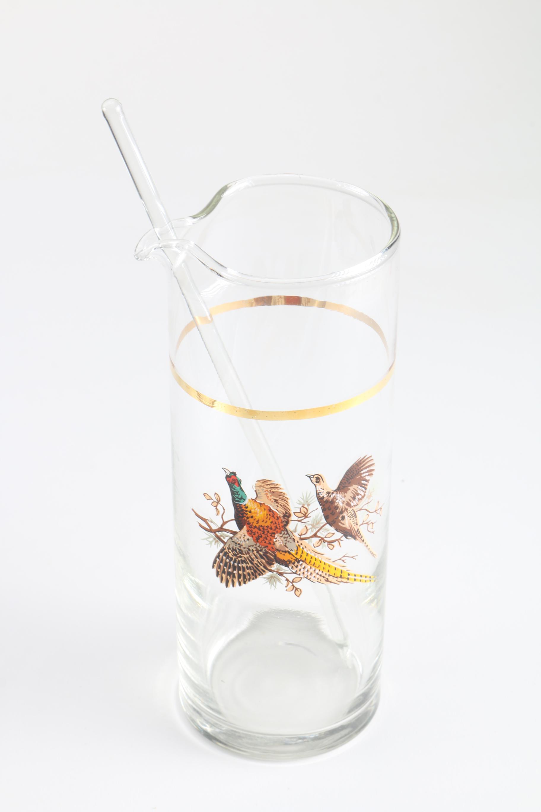 Williams-Sonoma Platter and Appetizer Plates With Glass Cocktail Mixer