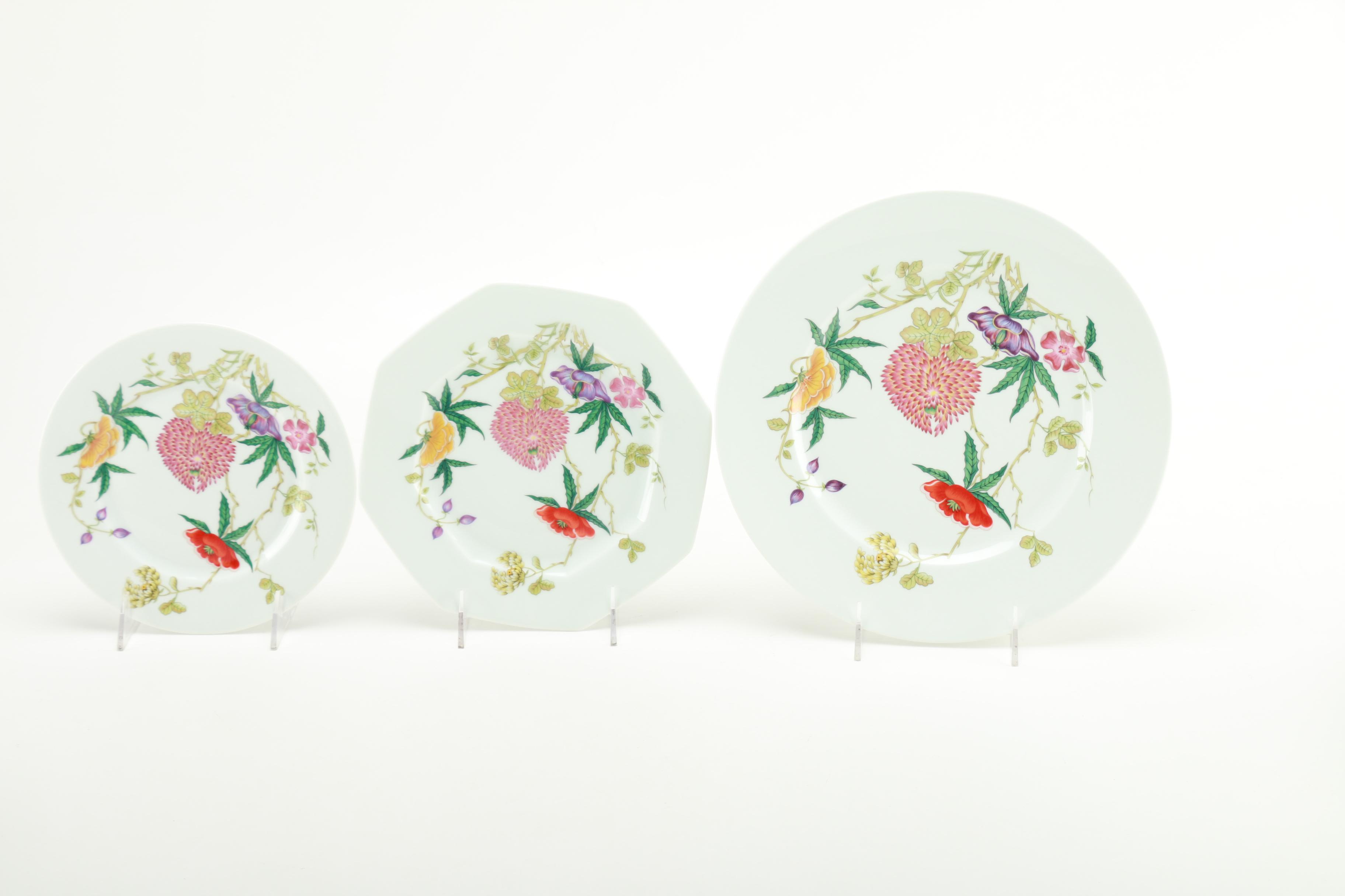 Ceralene Raynaud & Co. "Dioraflor" Limoges Dish Set