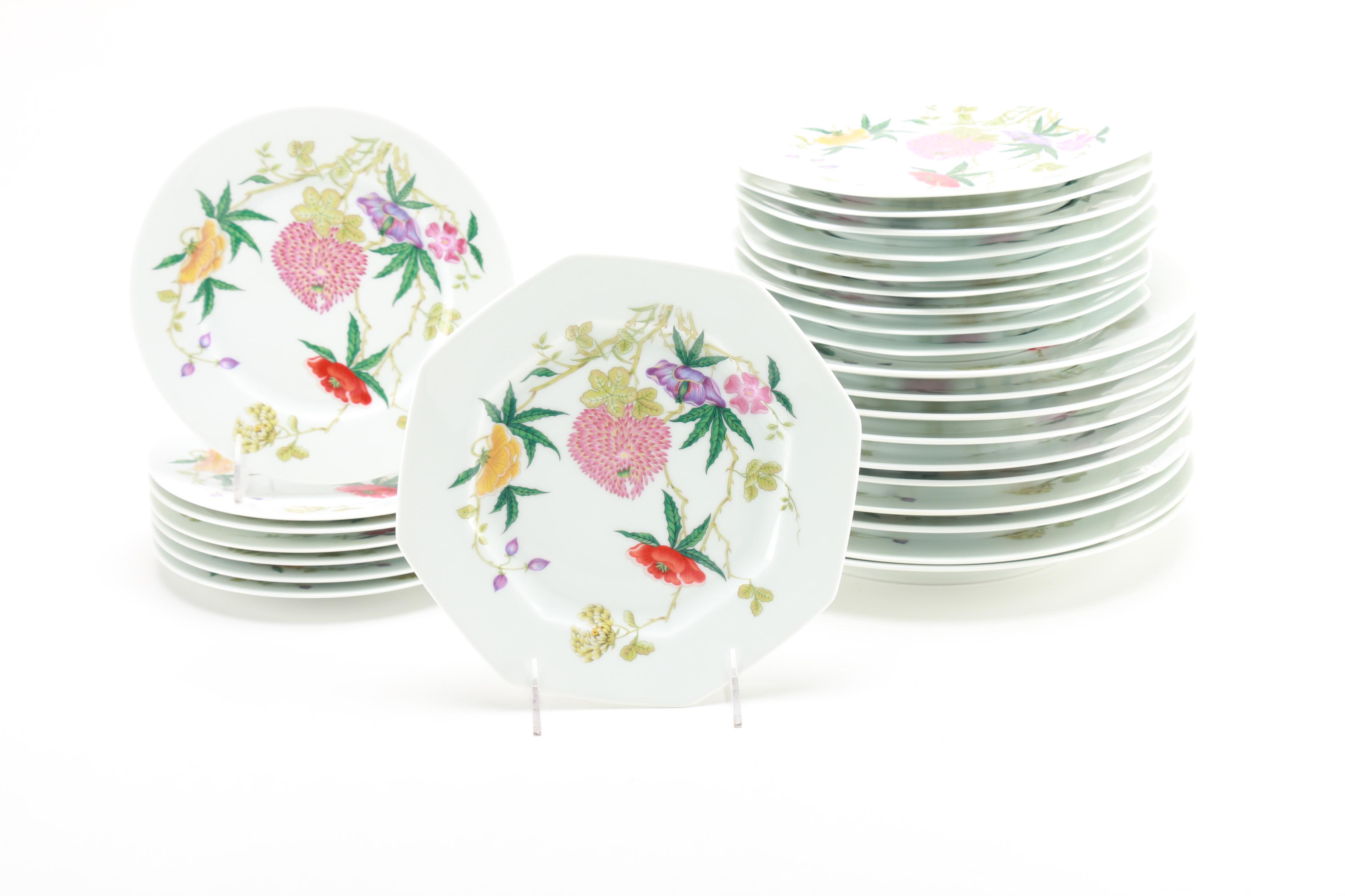 Ceralene Raynaud & Co. "Dioraflor" Limoges Dish Set